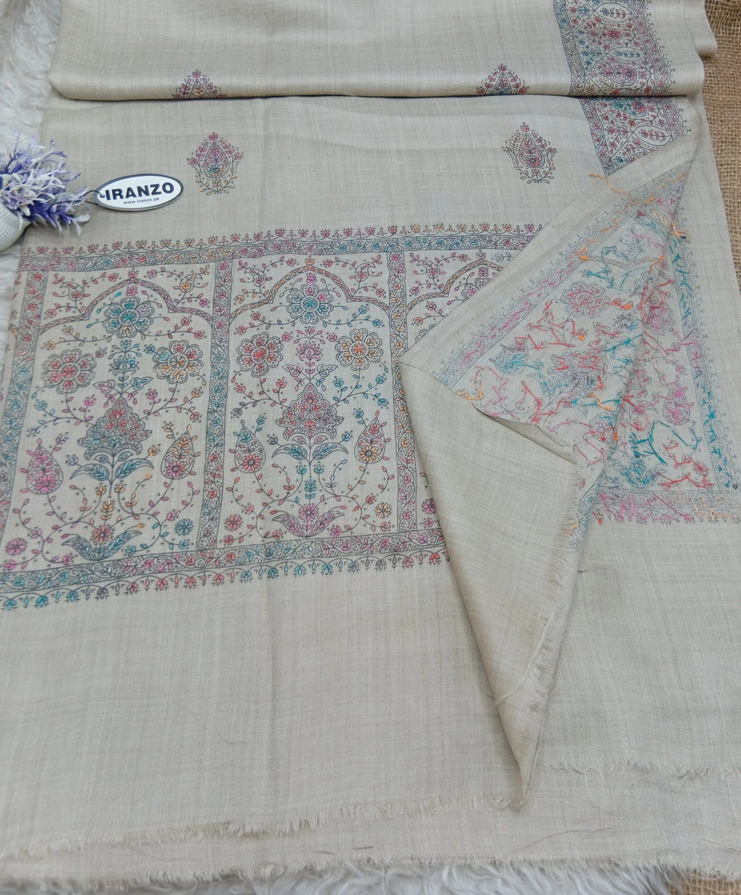 Hand Embroidered Winter Shawl