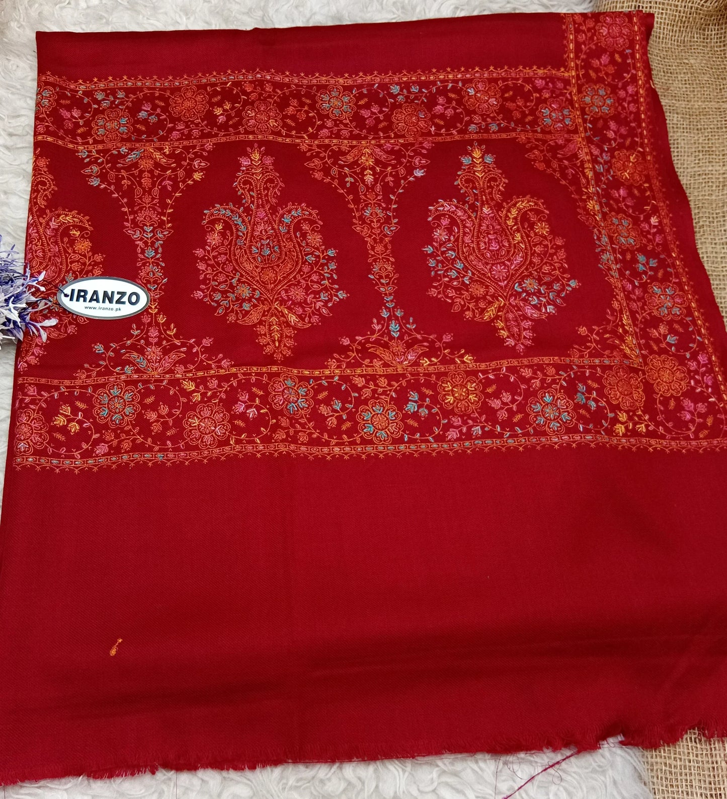 Hand Embroidered Winter Shawl