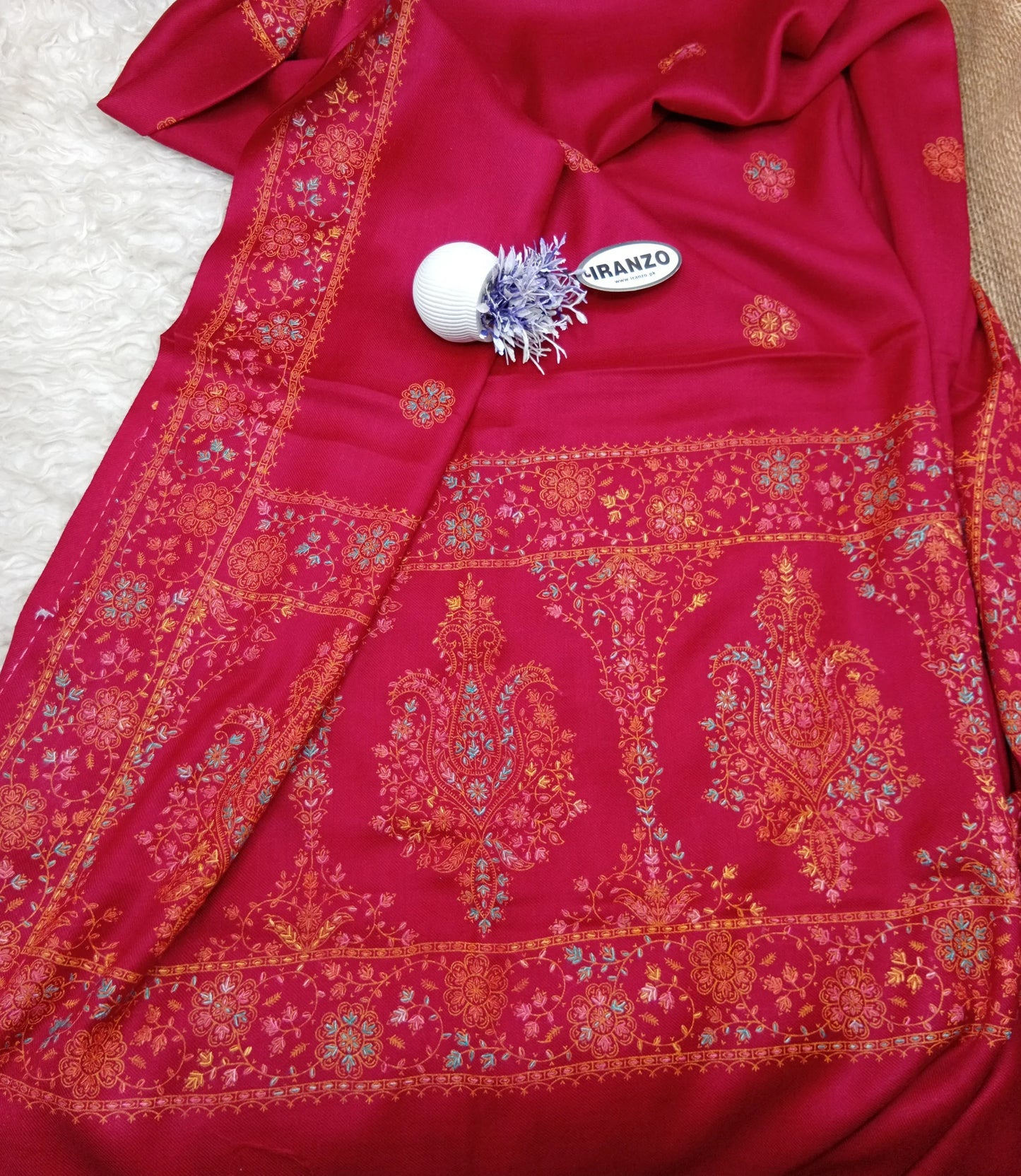 Hand Embroidered Winter Shawl
