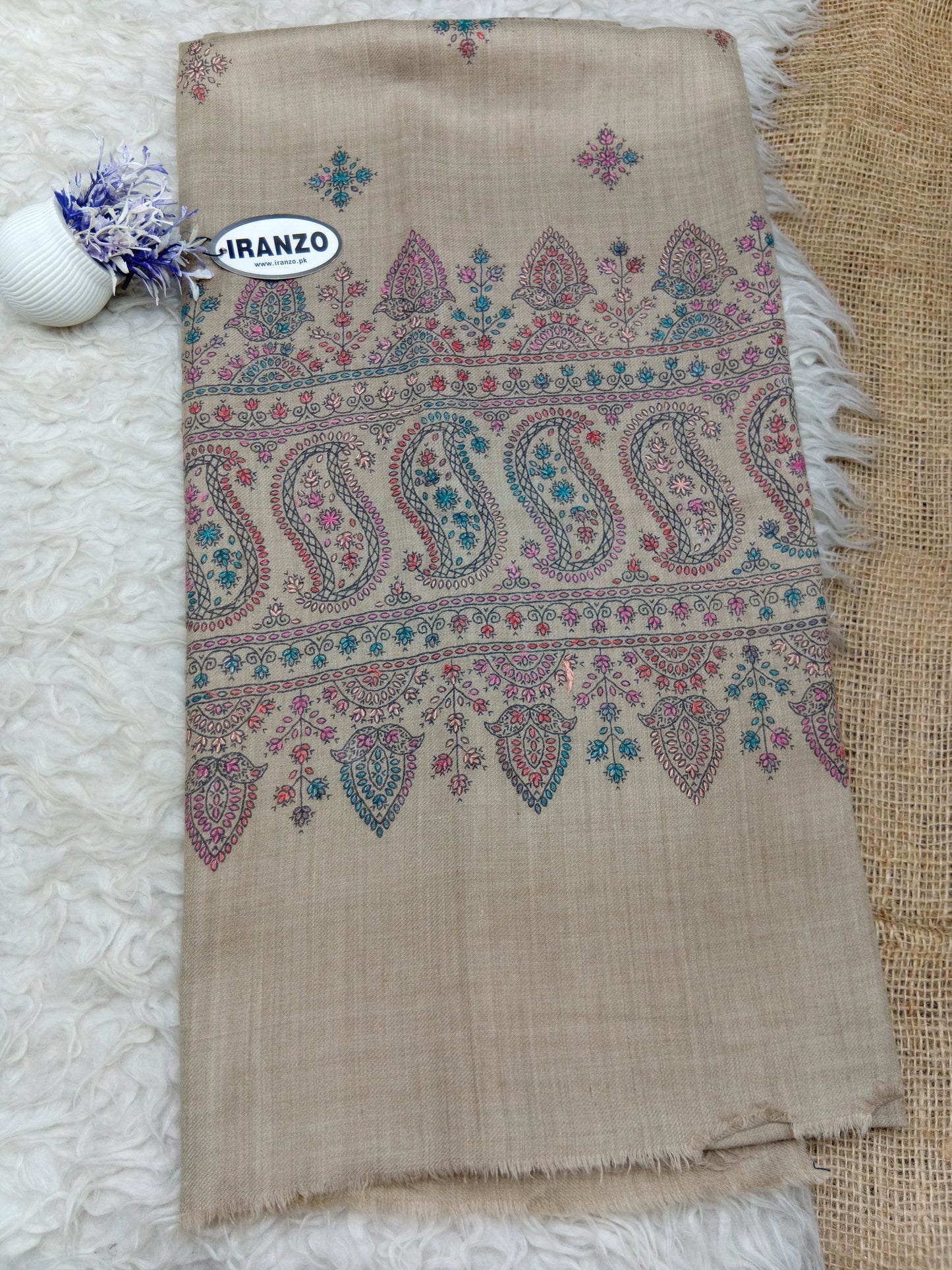 Hand Embroidered Winter Shawl