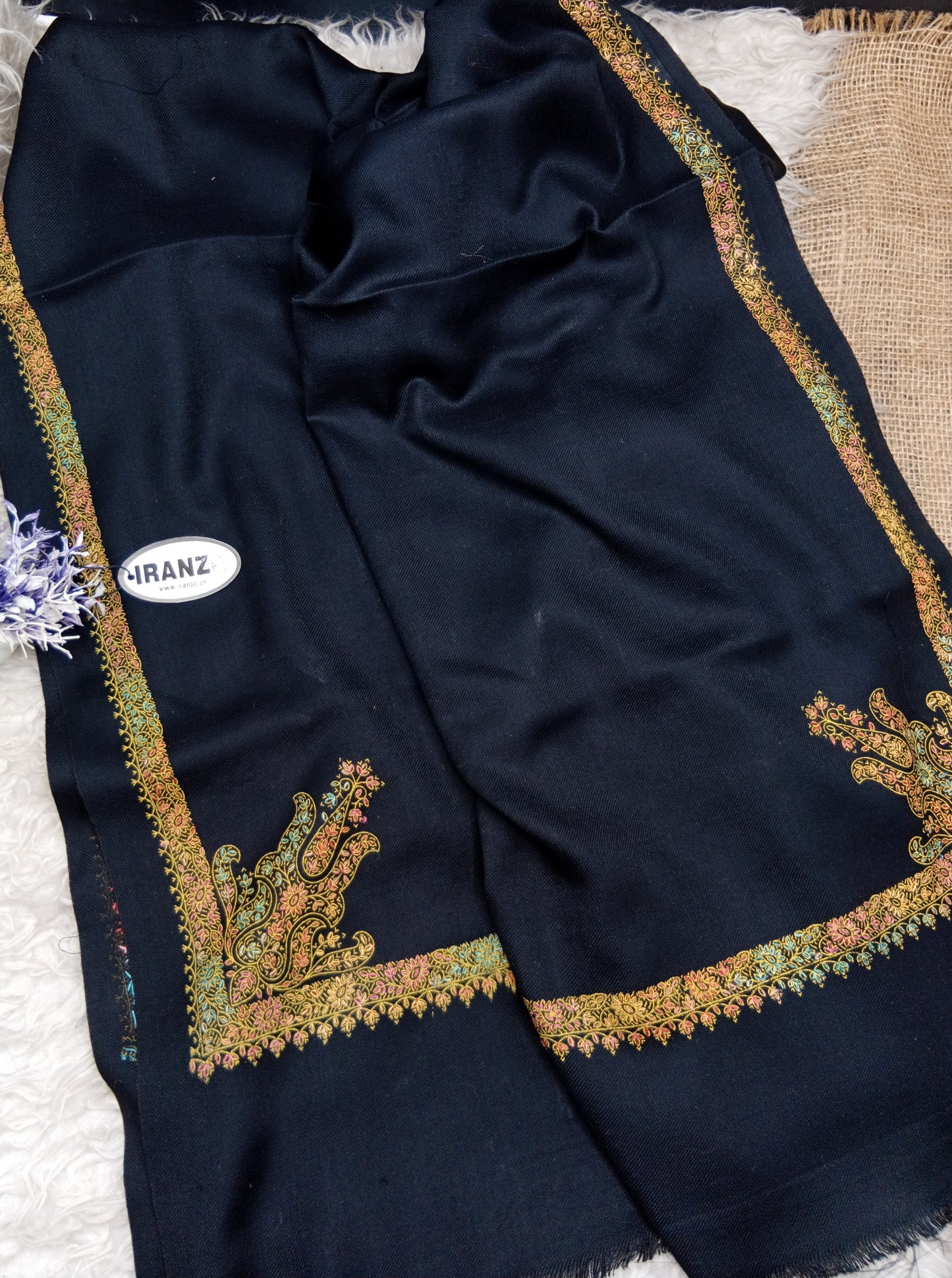 Hand Embroidered Winter Shawl