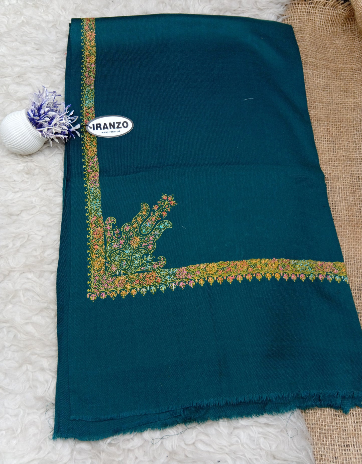 Hand Embroidered Winter Shawl