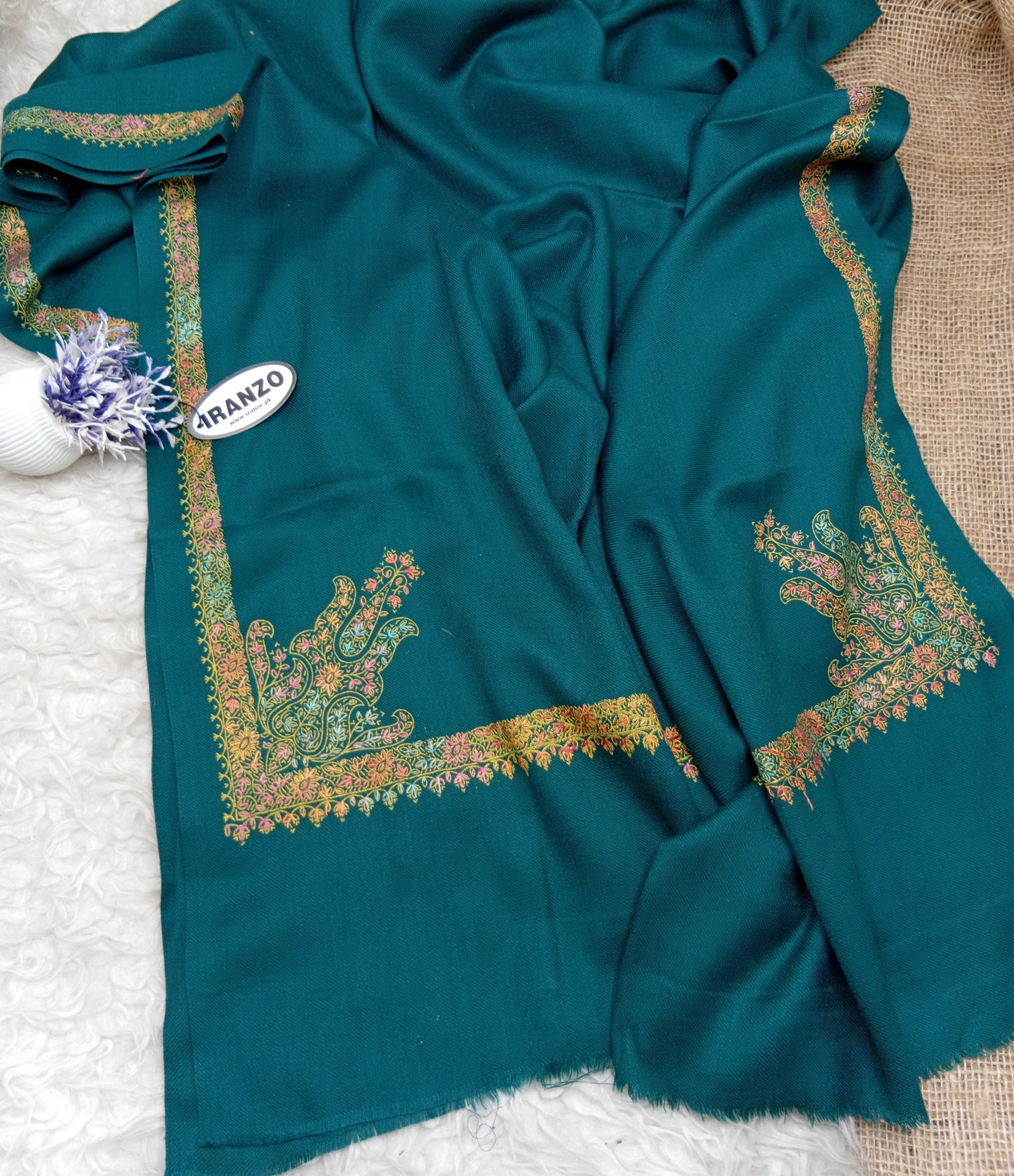 Hand Embroidered Winter Shawl