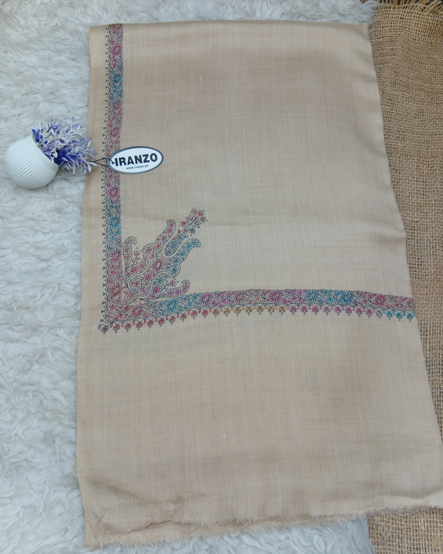 Hand Embroidered Winter Shawl