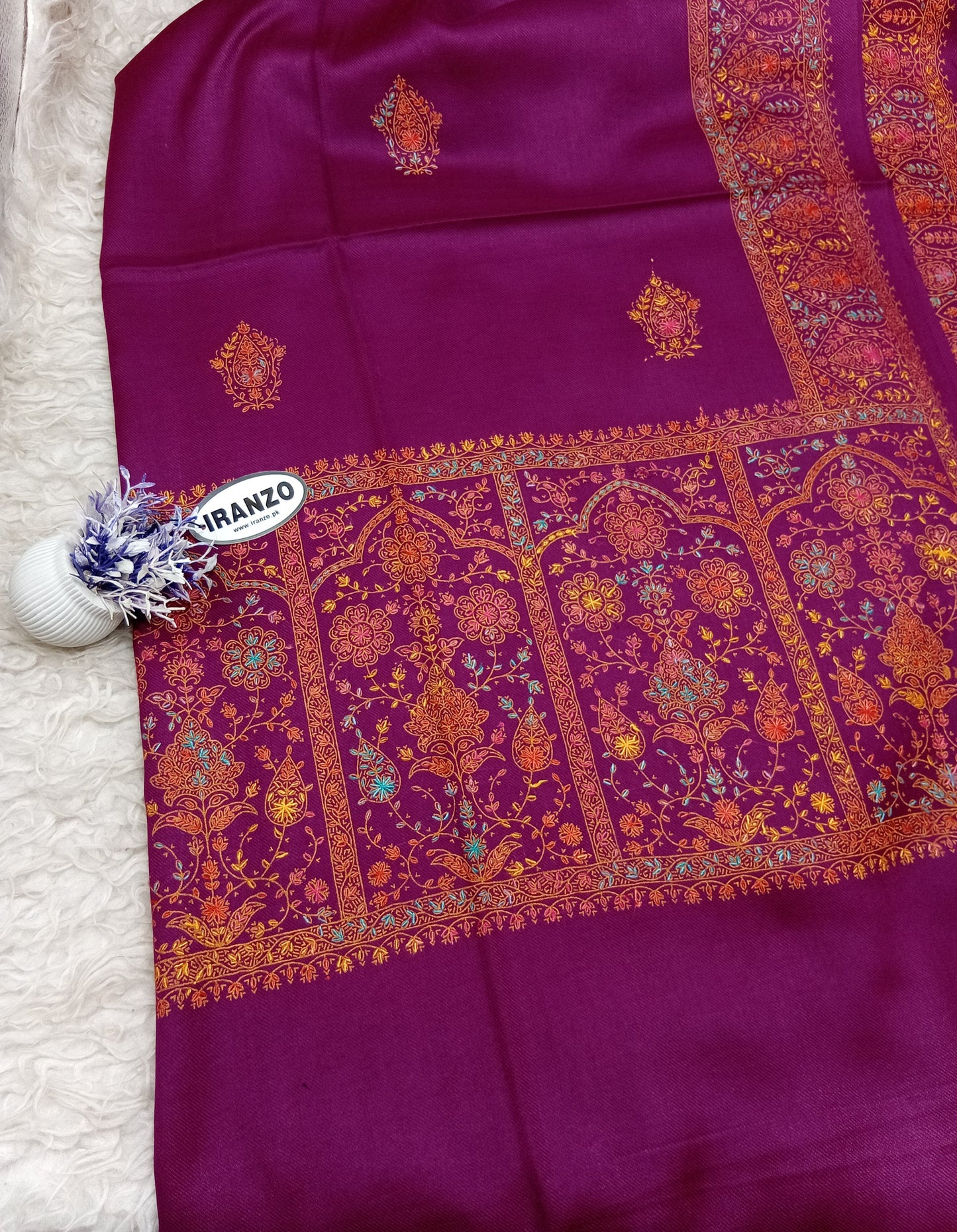 Hand Embroidered Winter Shawl