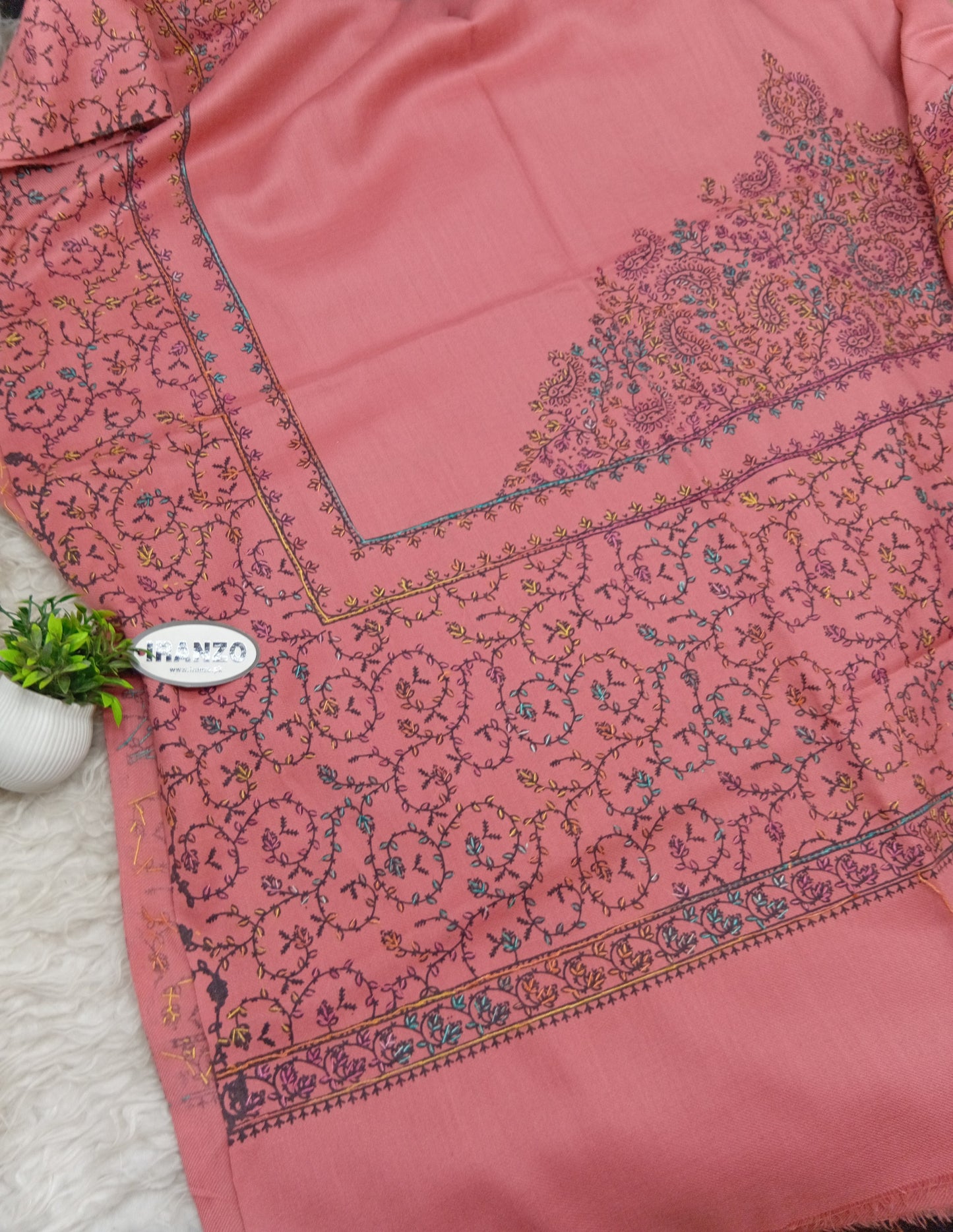 Hand Embroidered Winter Shawl