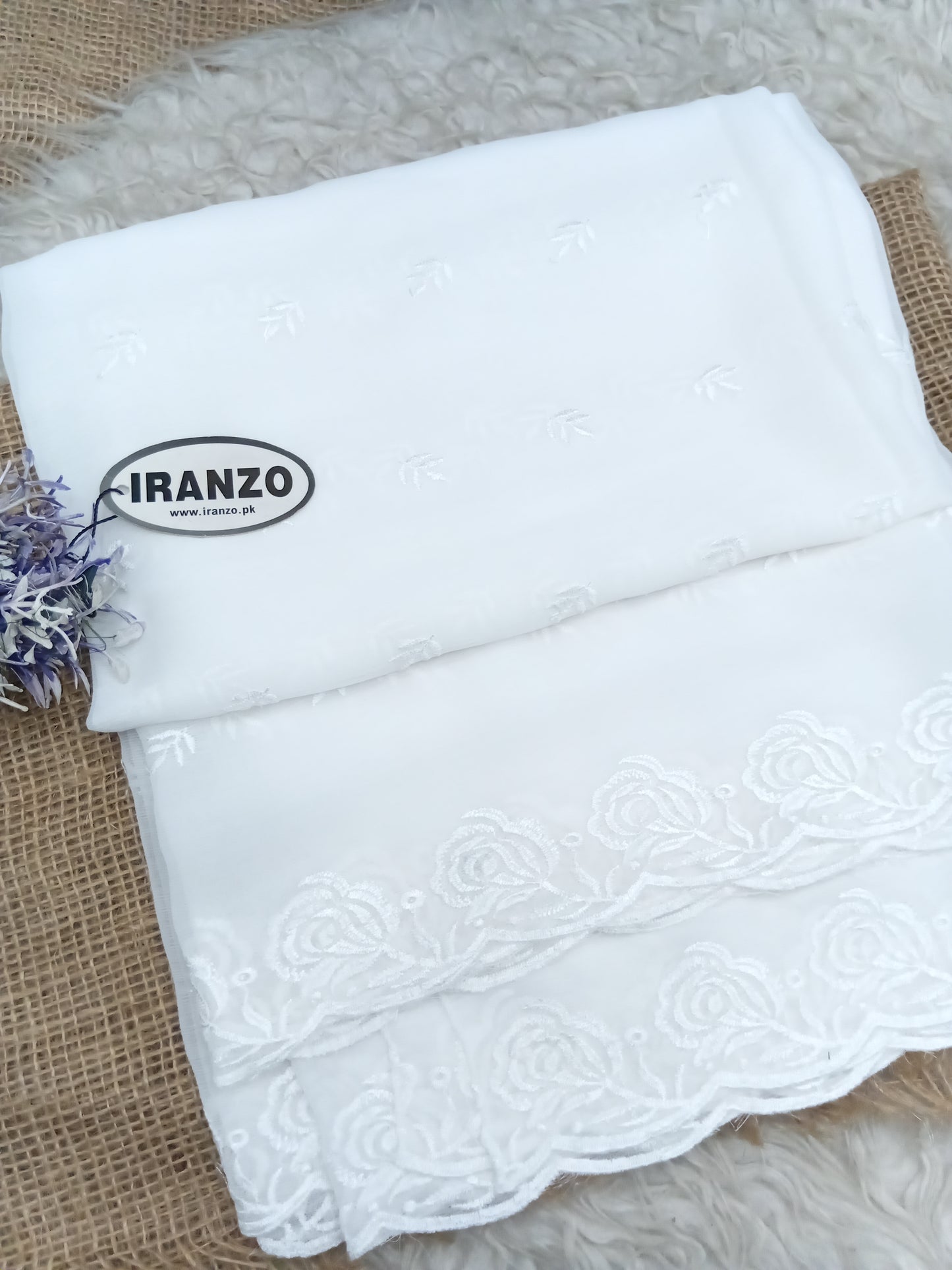 Embroidered Chiffon Dupatta