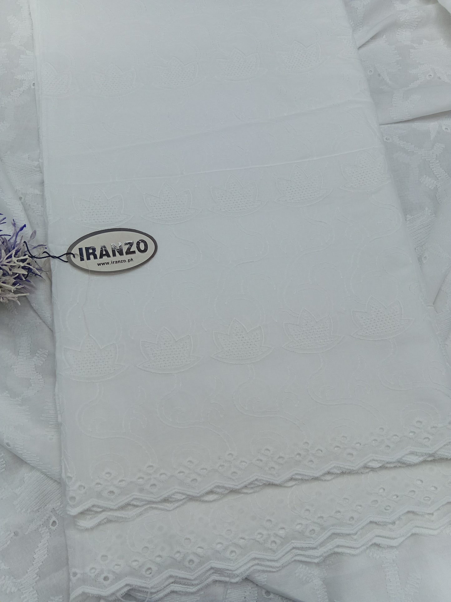 Premium Cotton Chikankari Full Size Chaddar