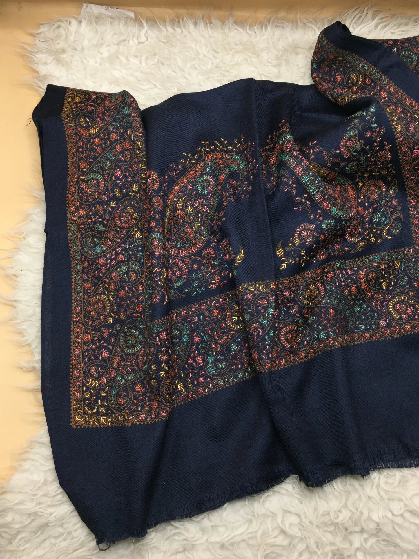 Hand Embroidered Winter Stole