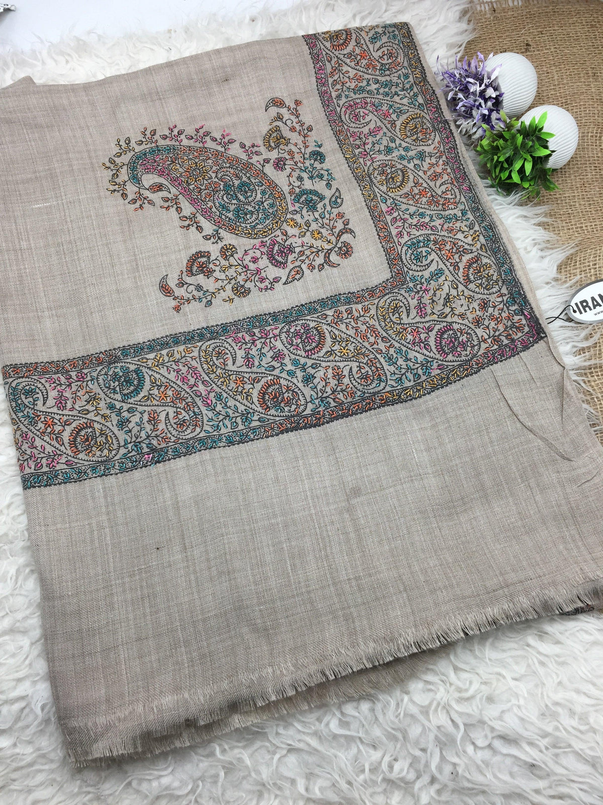 Hand Embroidered Winter Shawl