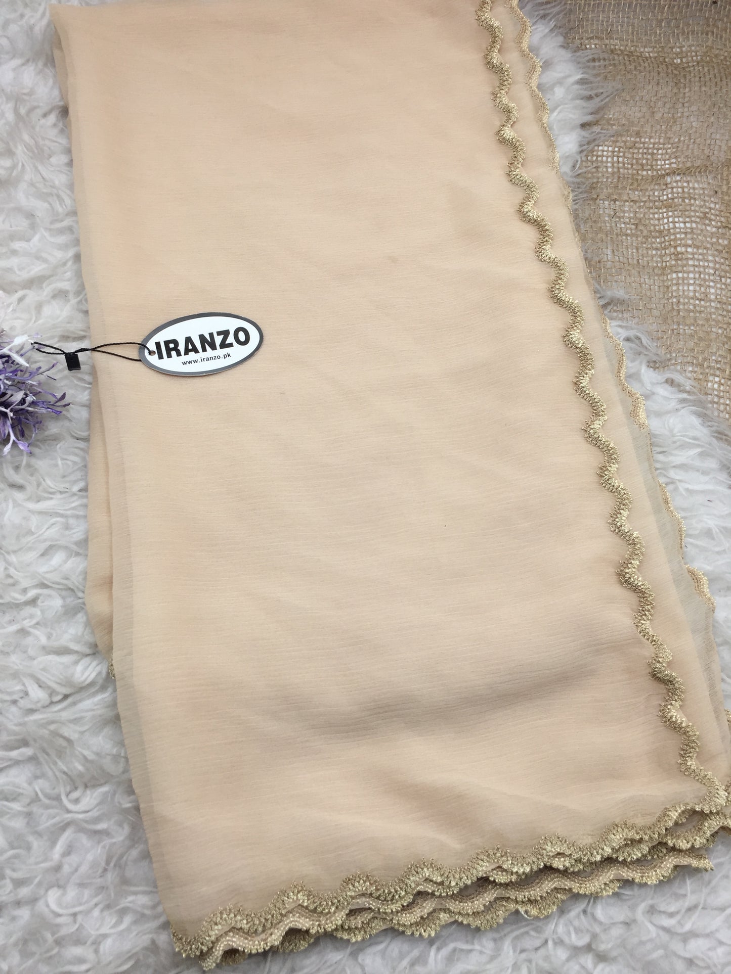 Four sided crochet dupatta