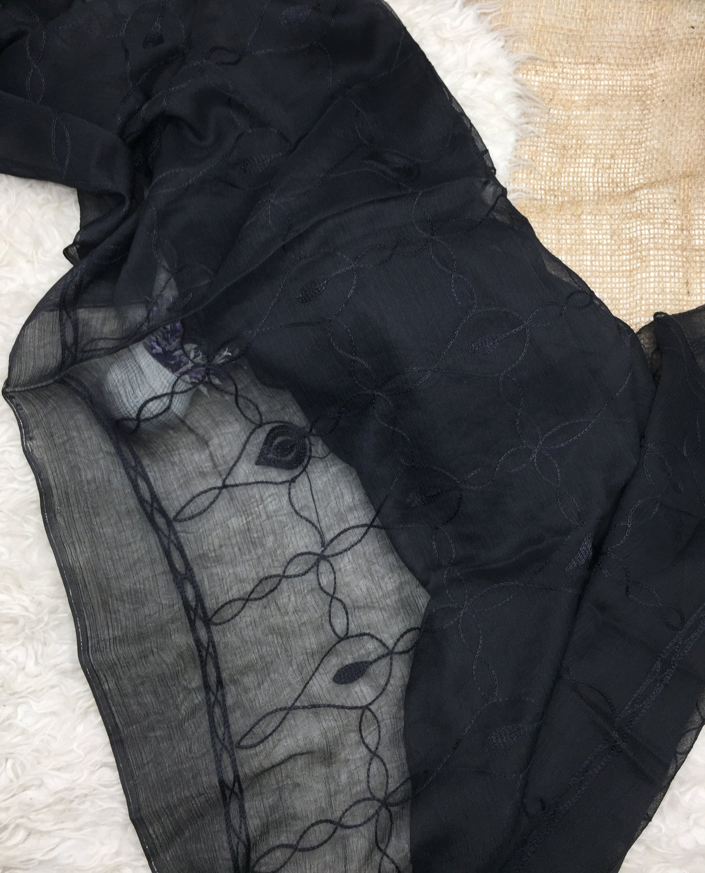 Dyeable Crinkle Dupatta