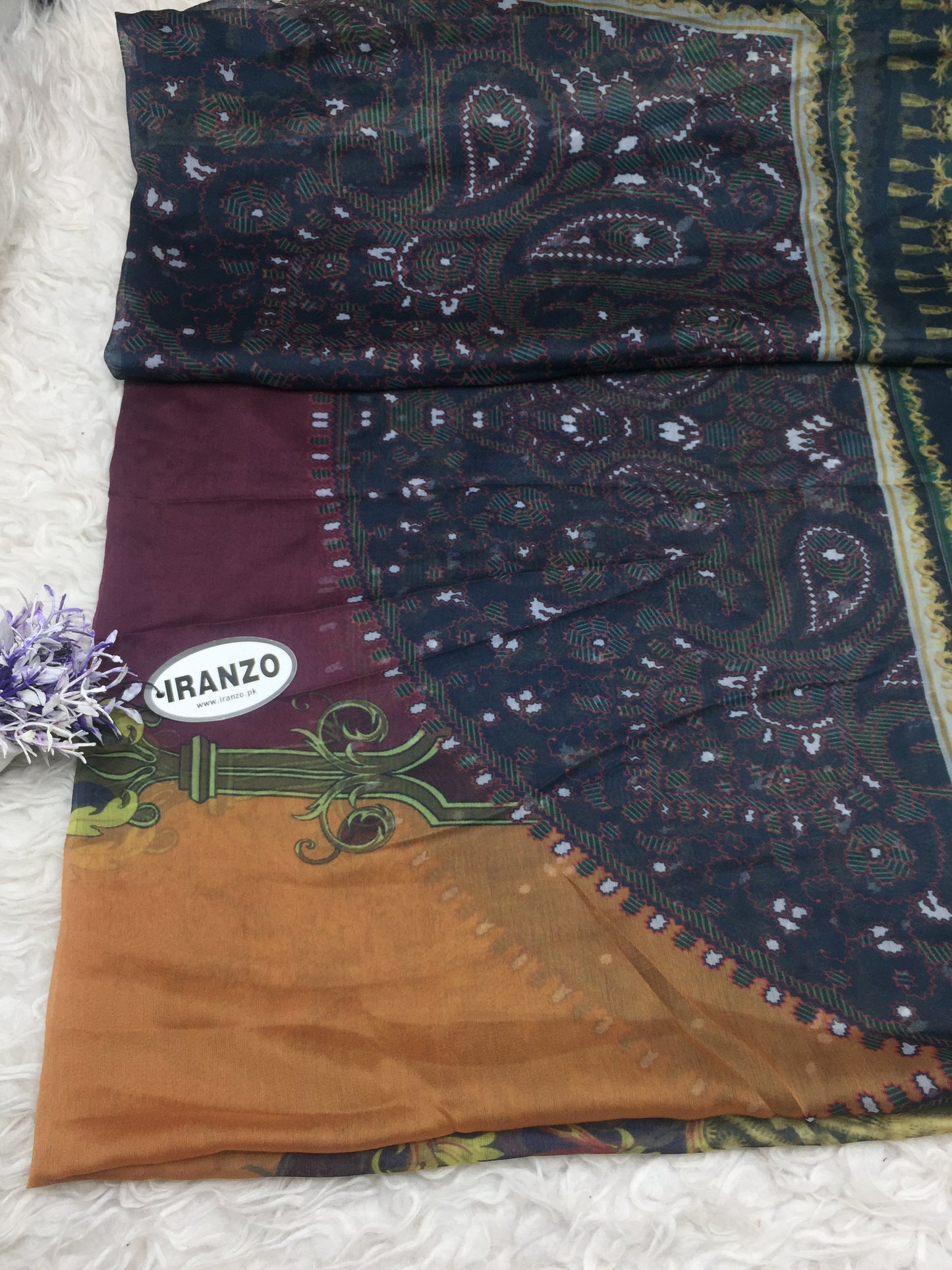 Matching chiffon dupatta