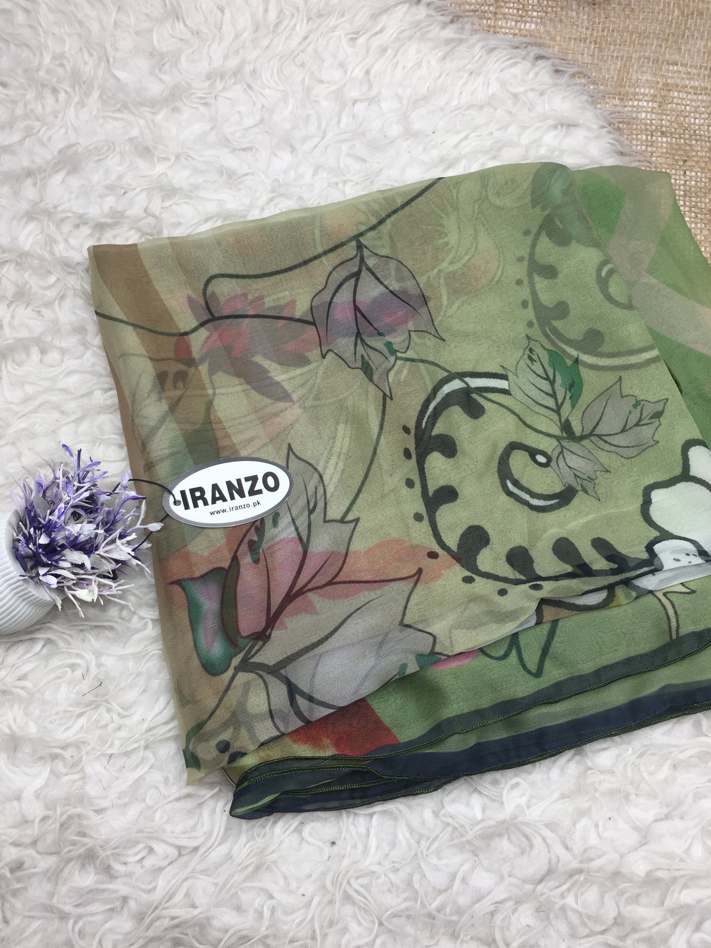 Matching chiffon dupatta