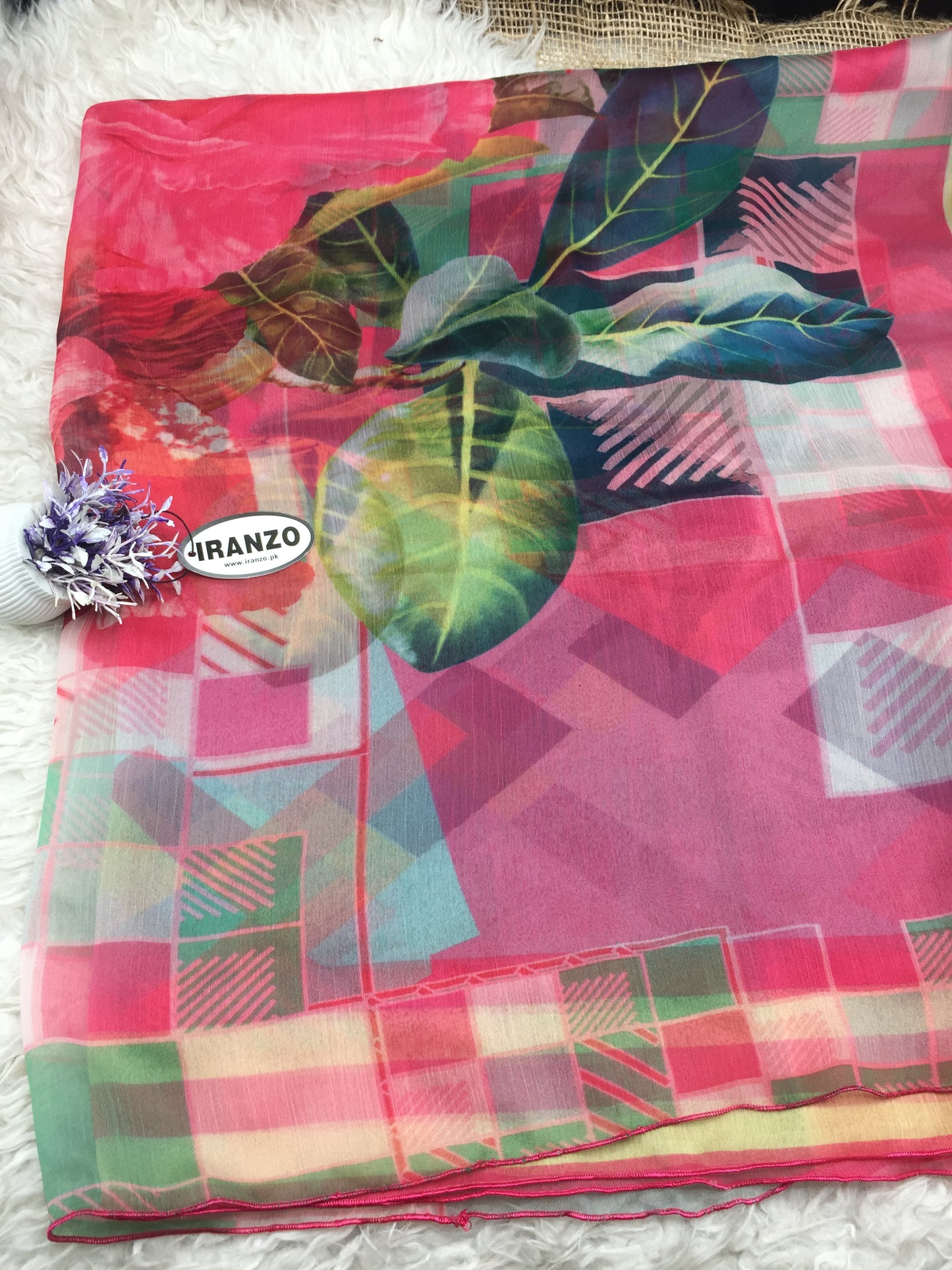 Matching chiffon dupatta