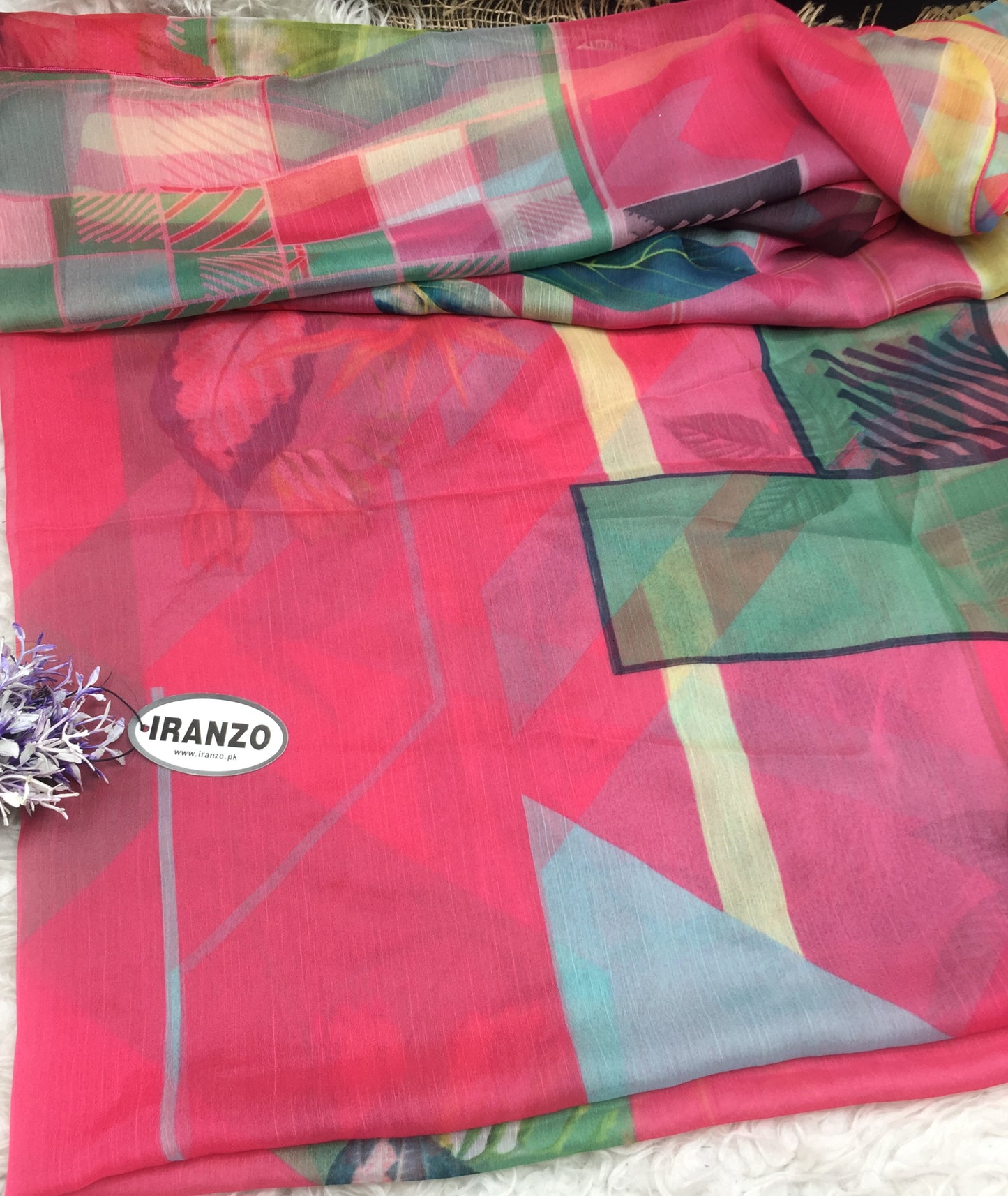 Matching chiffon dupatta