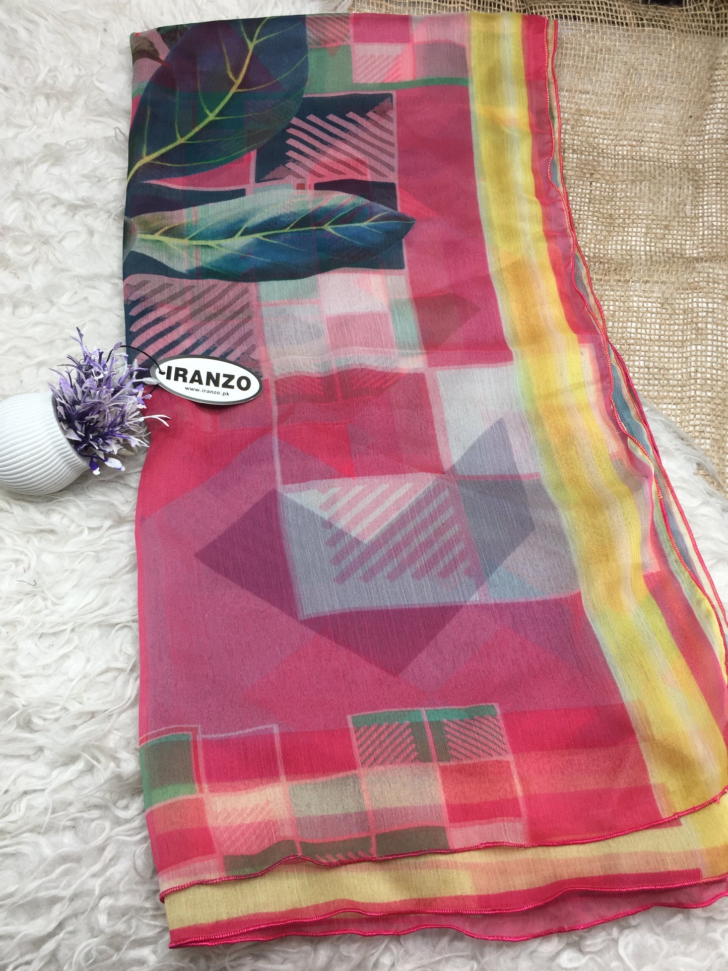 Matching chiffon dupatta