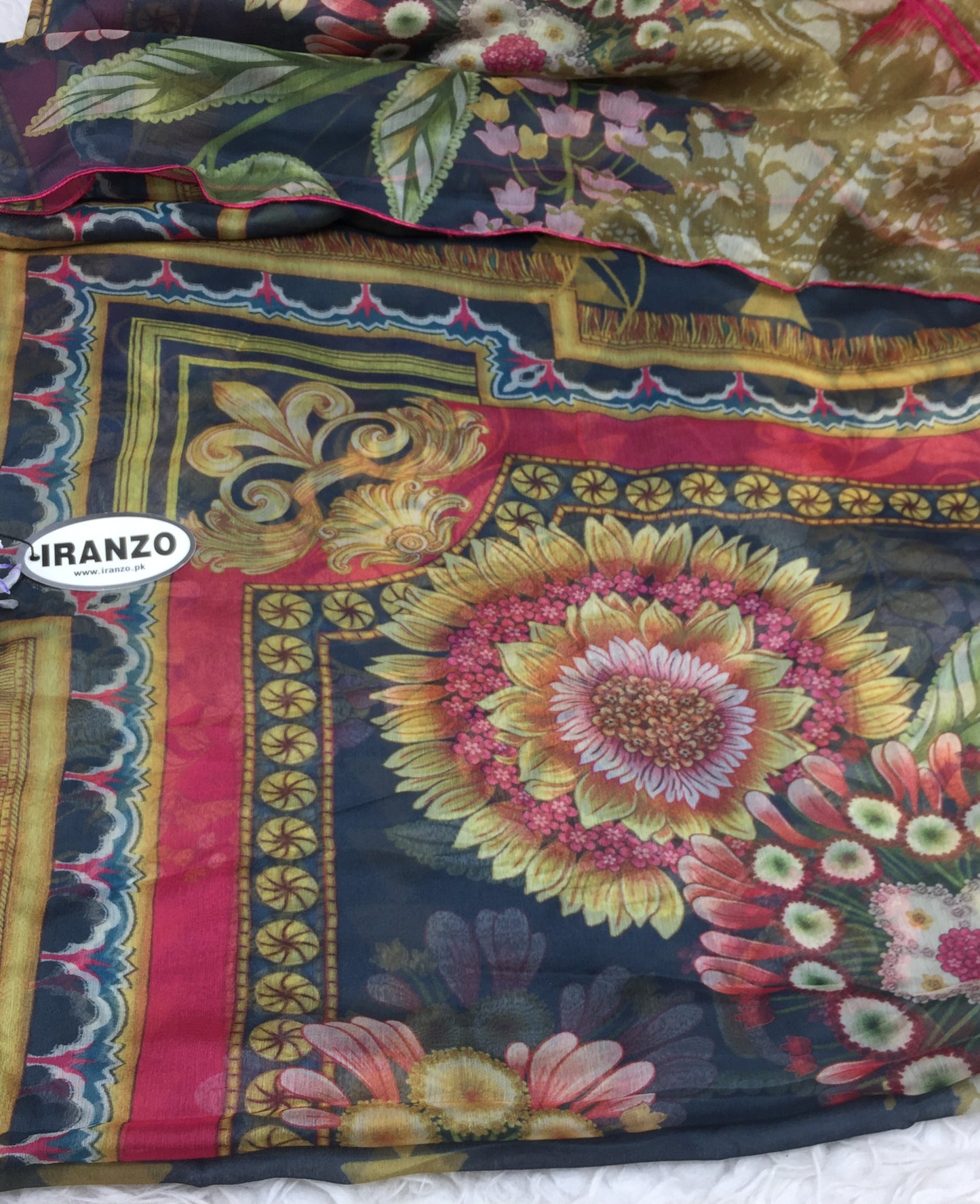 Matching chiffon dupatta