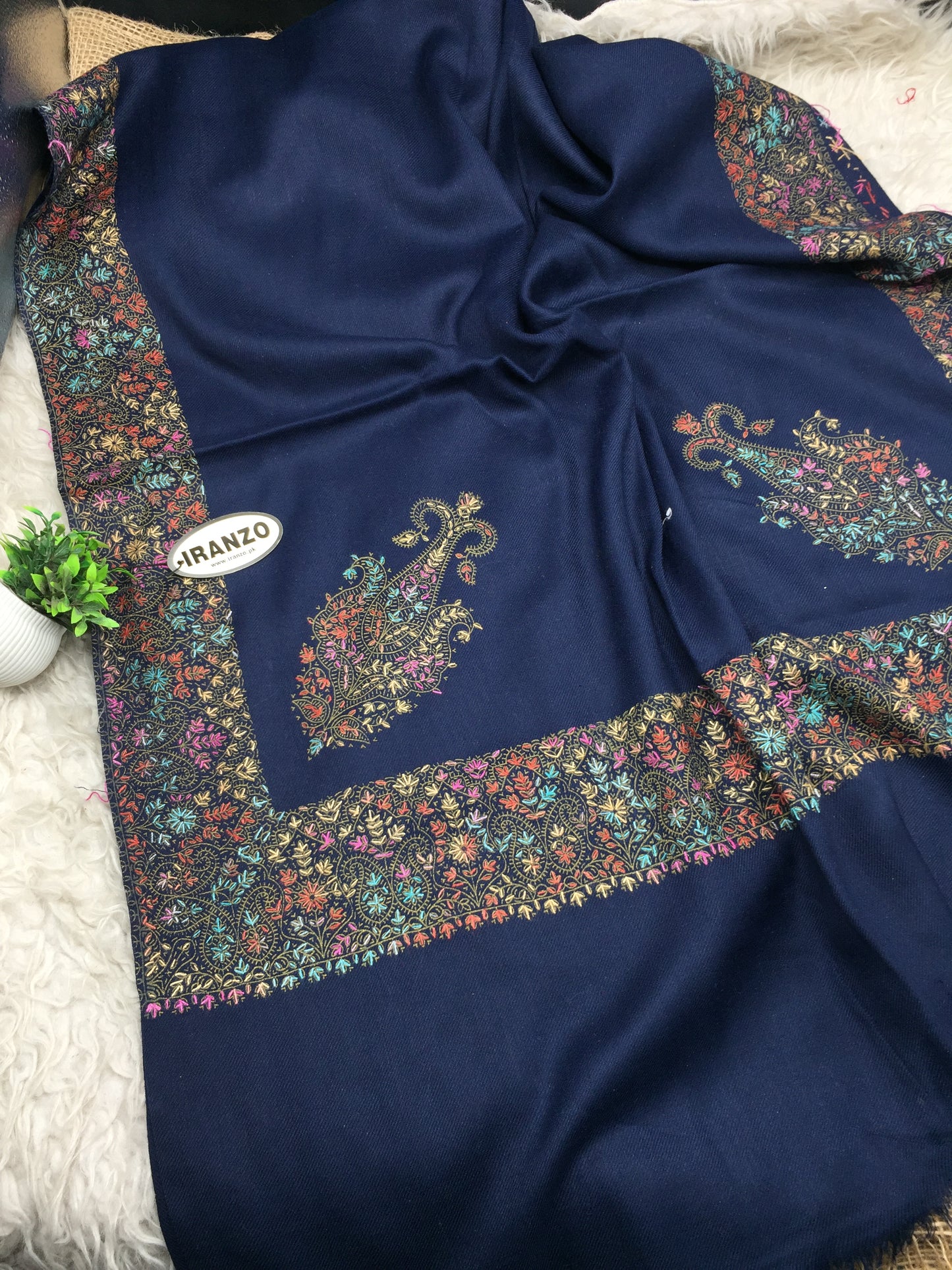 Hand Embroidered Winter Stole New Arrivals