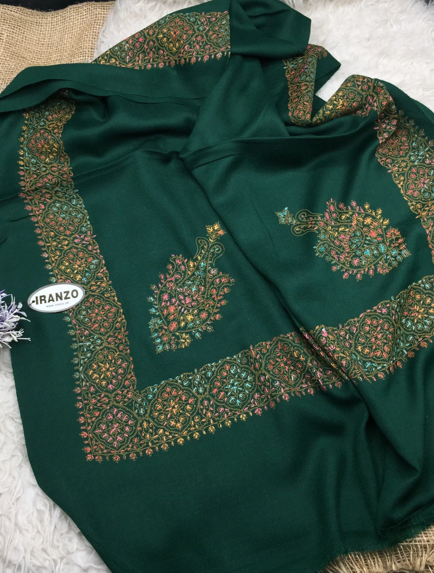 Hand Embroidered Winter Stole New Arrivals