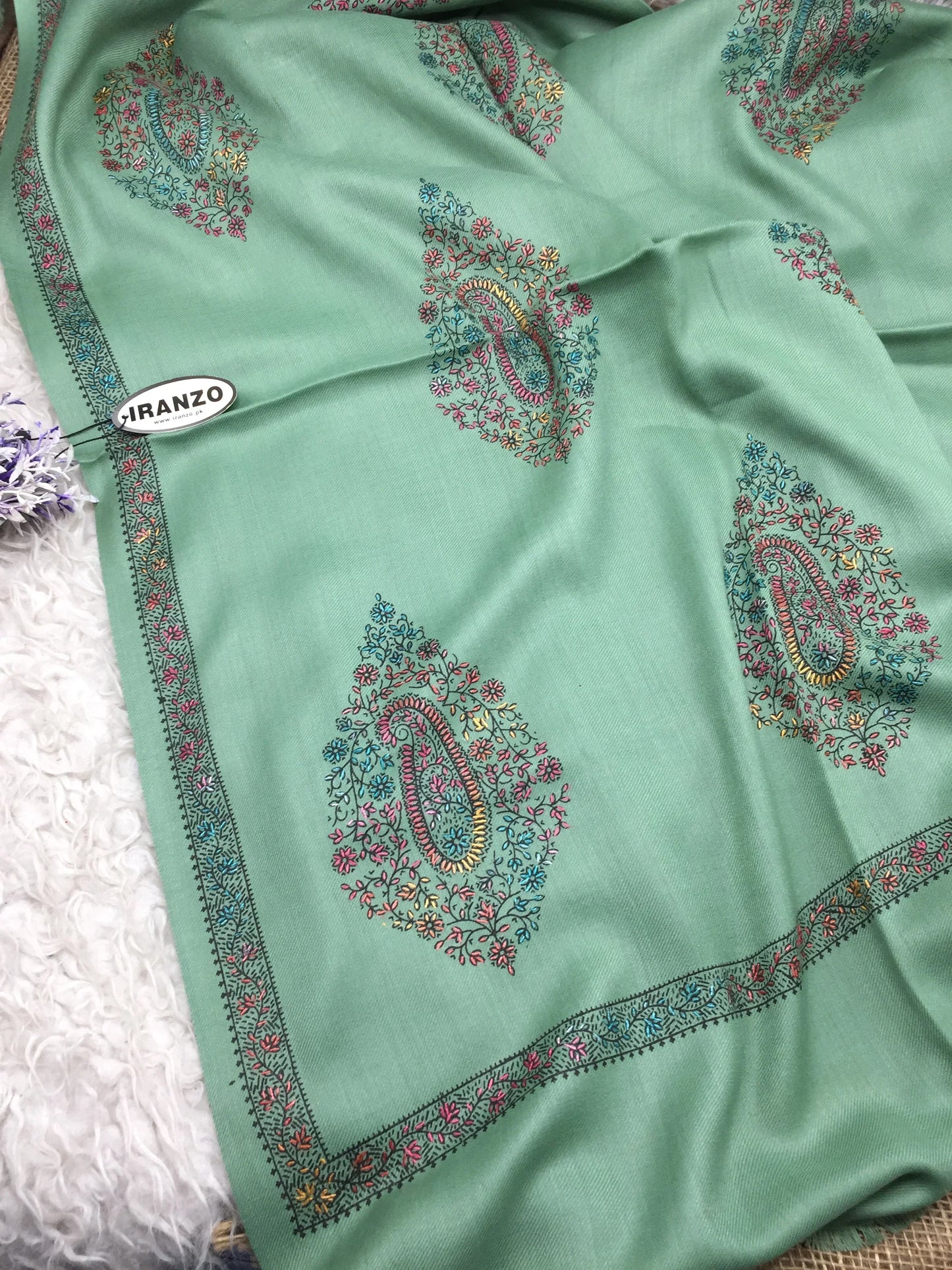 Hand Embroidered Winter Stole New Arrivals