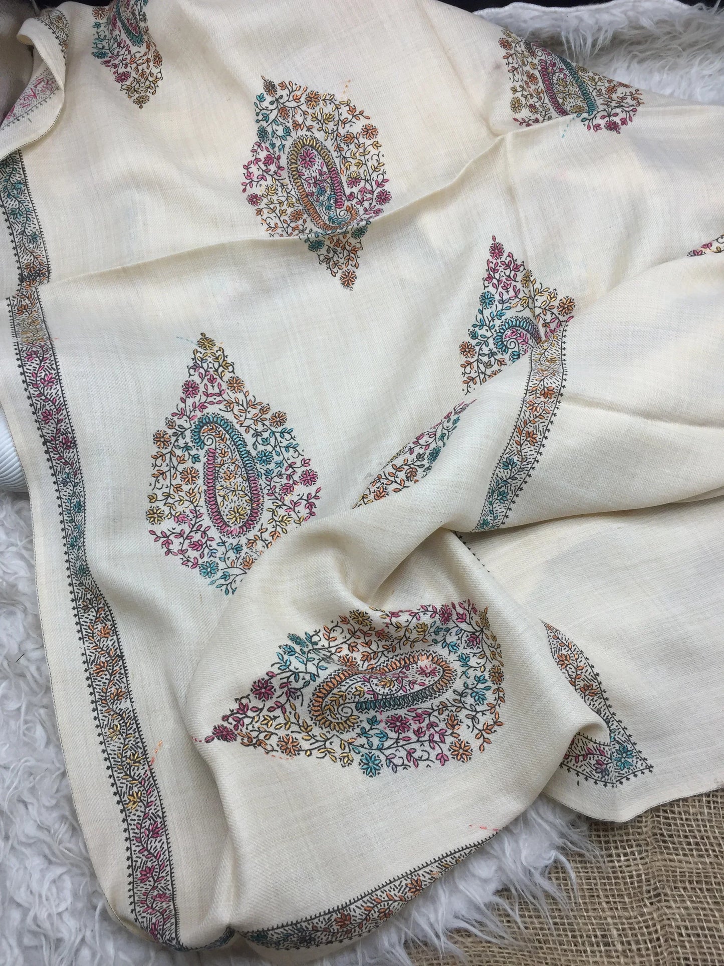 Hand Embroidered Winter Stole New Arrivals