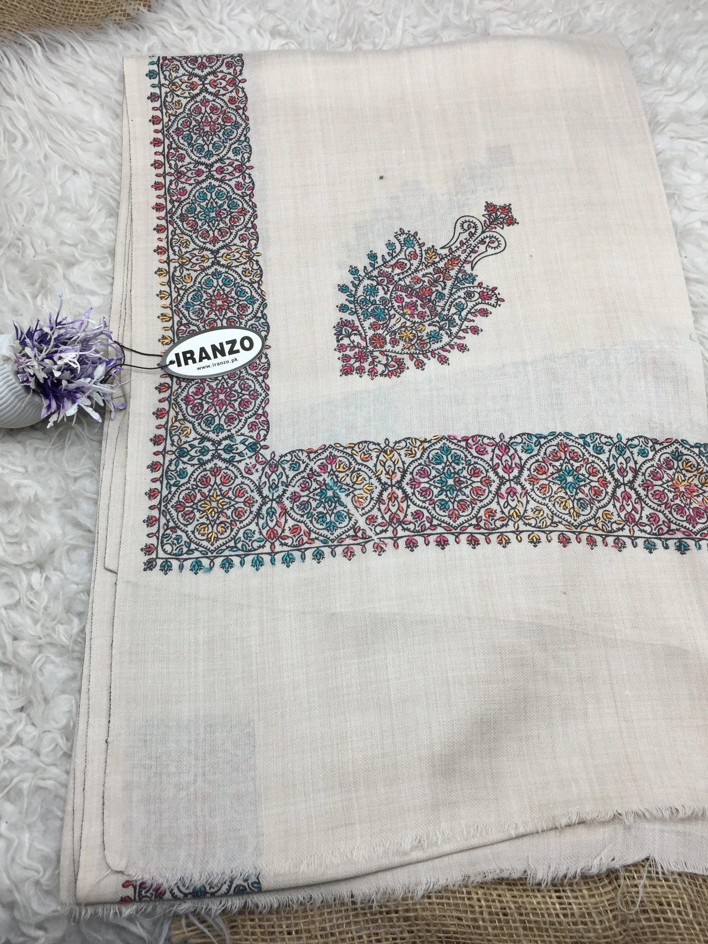 Hand Embroidered Winter Shawl