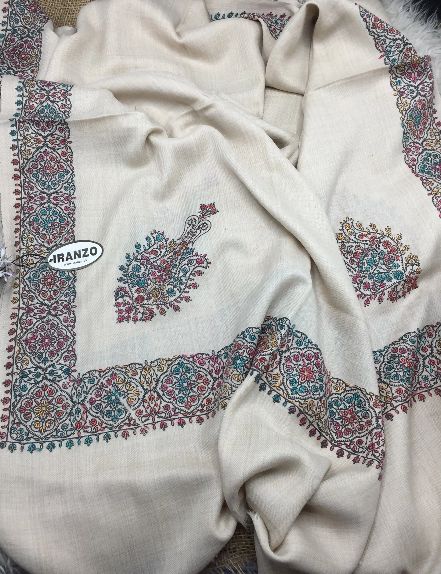 Hand Embroidered Winter Shawl