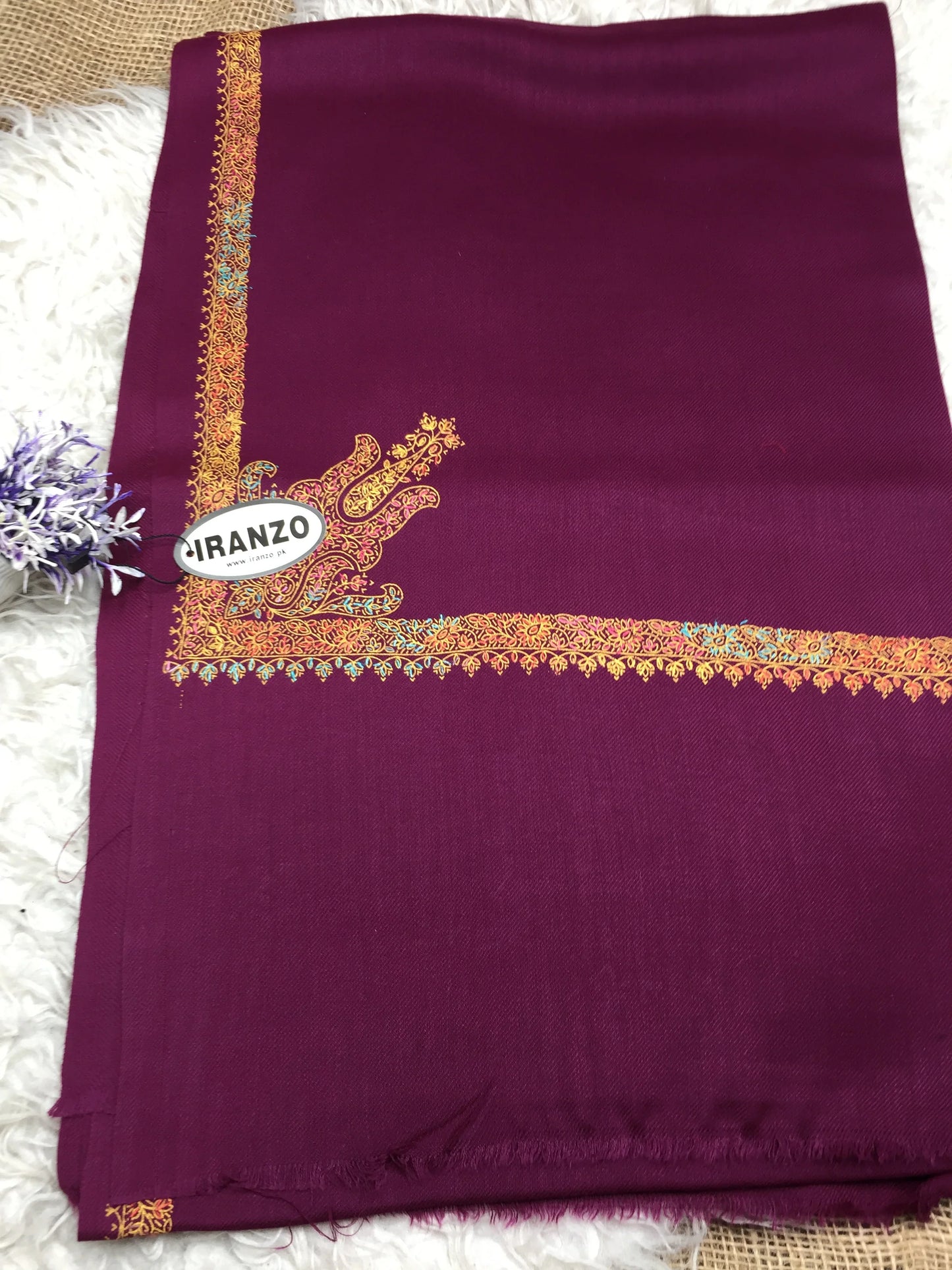 Hand Embroidered Winter Shawl