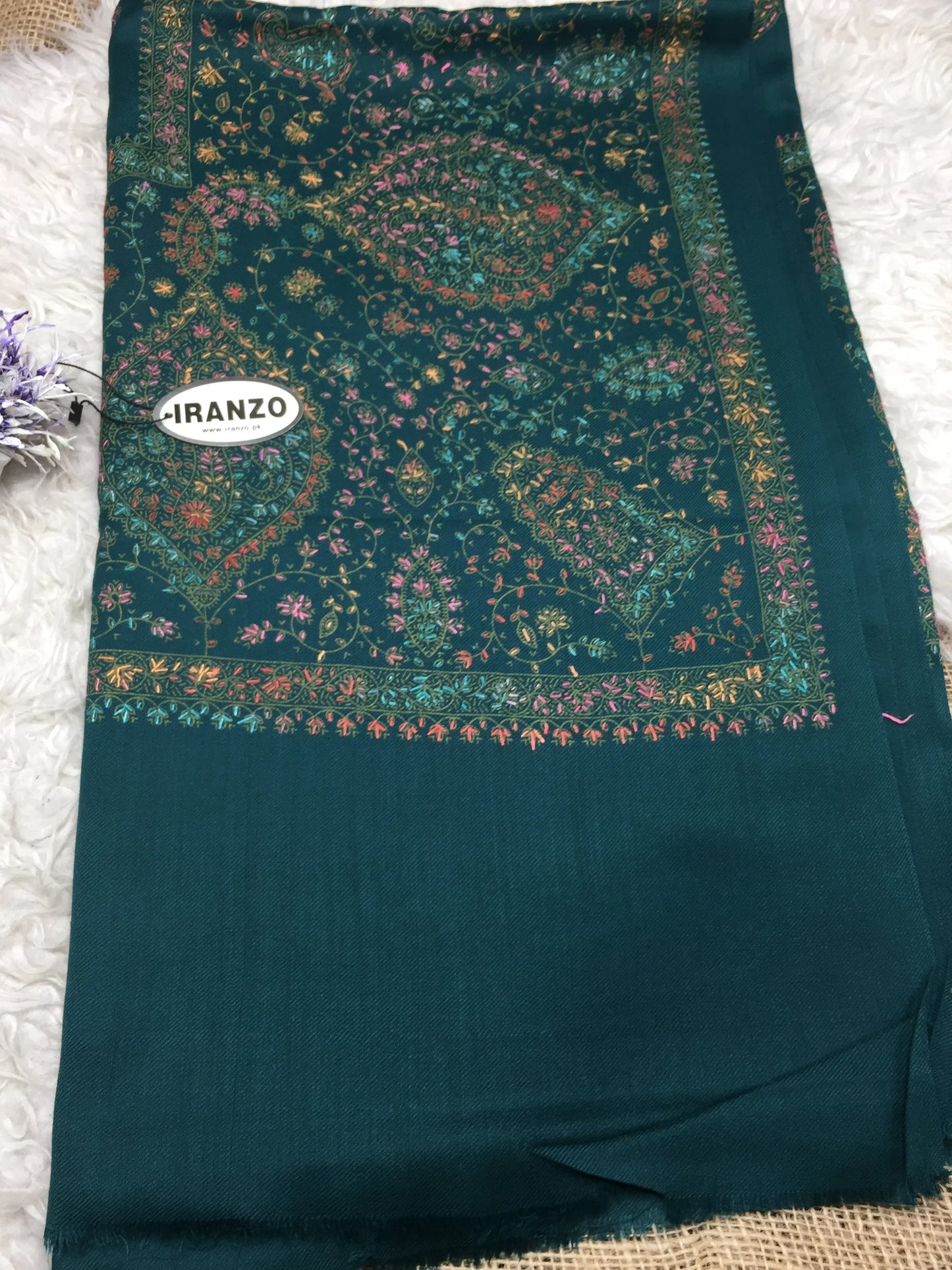 Wool Heavy Shawl Three Piece