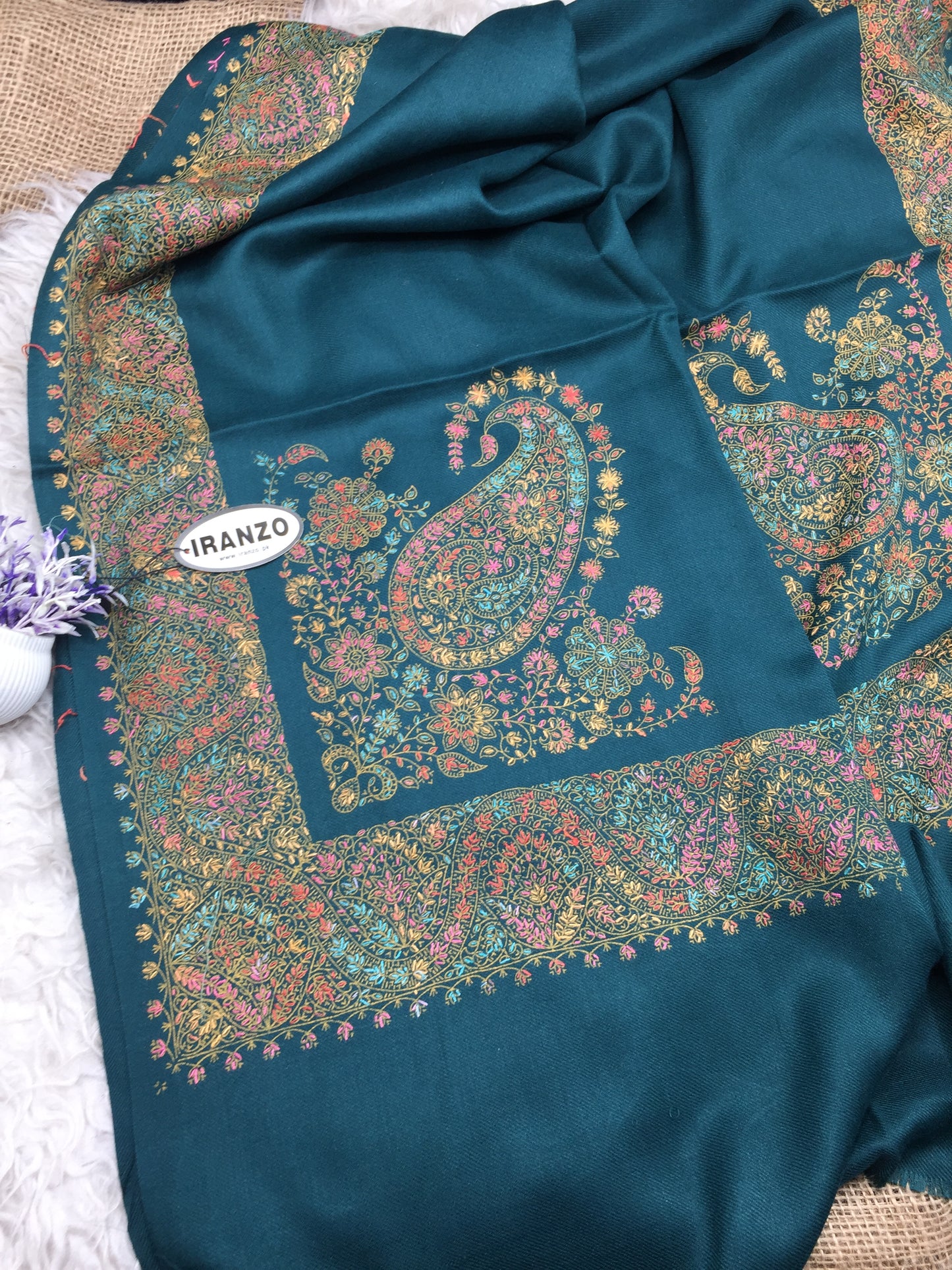 Hand Embroidered Winter Stole New Arrivals