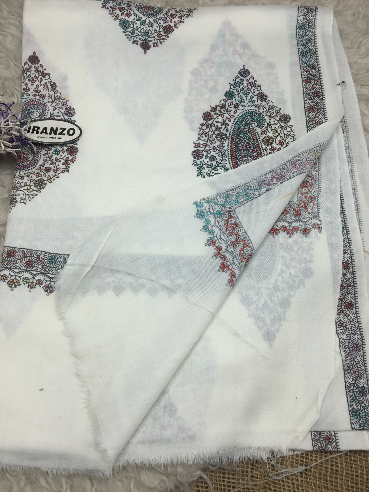 Hand Embroidered Winter Stole NWS