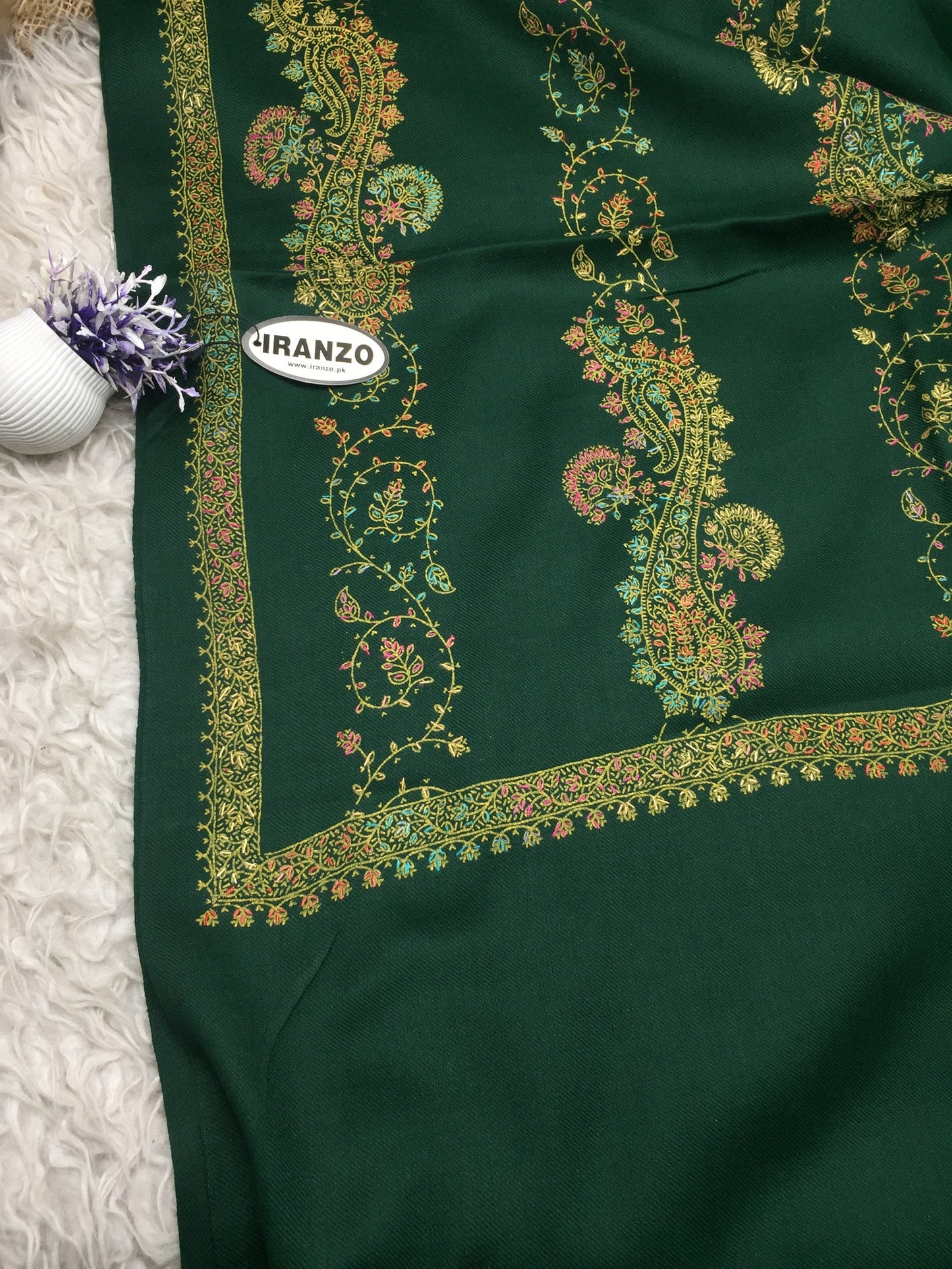 Hand Embroidered Winter Stole NWS