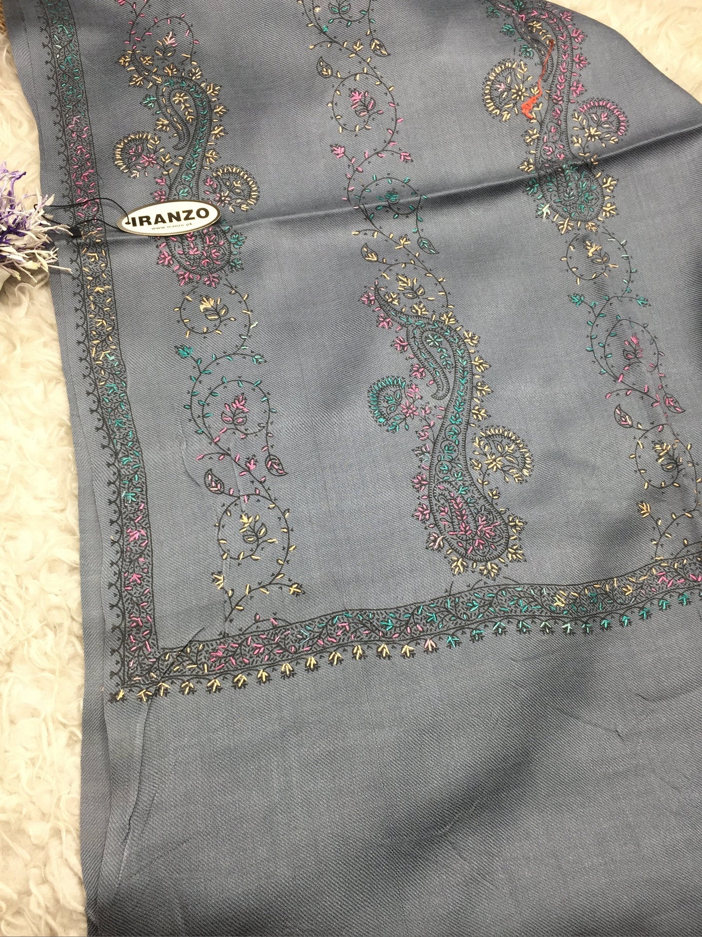 Hand Embroidered Winter Stole NWS