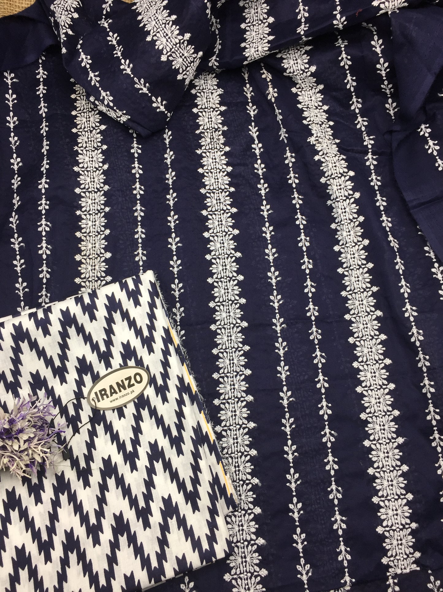 Summer Embroidered Two Piece