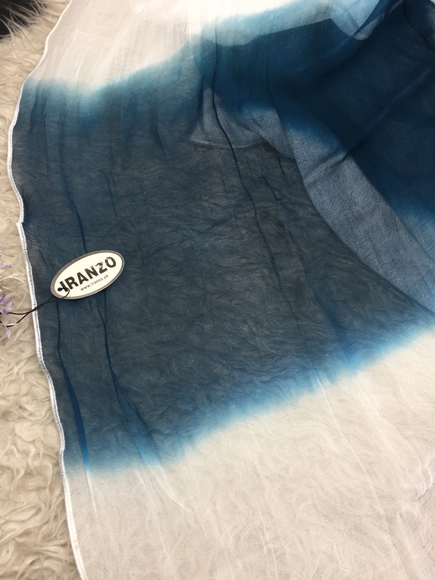 ) Dyed Pakistani Chiffon Dupatta