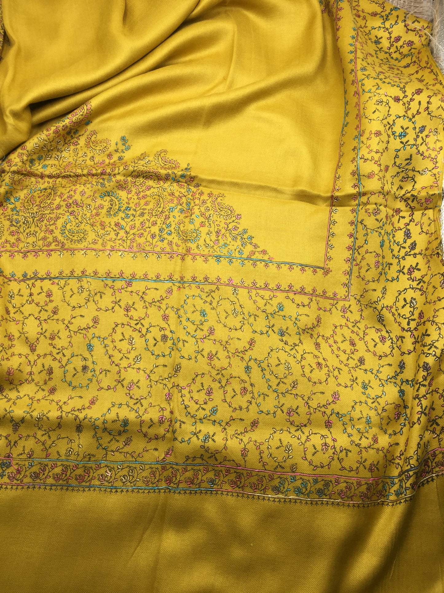 Hand Embroidered Winter Shawl