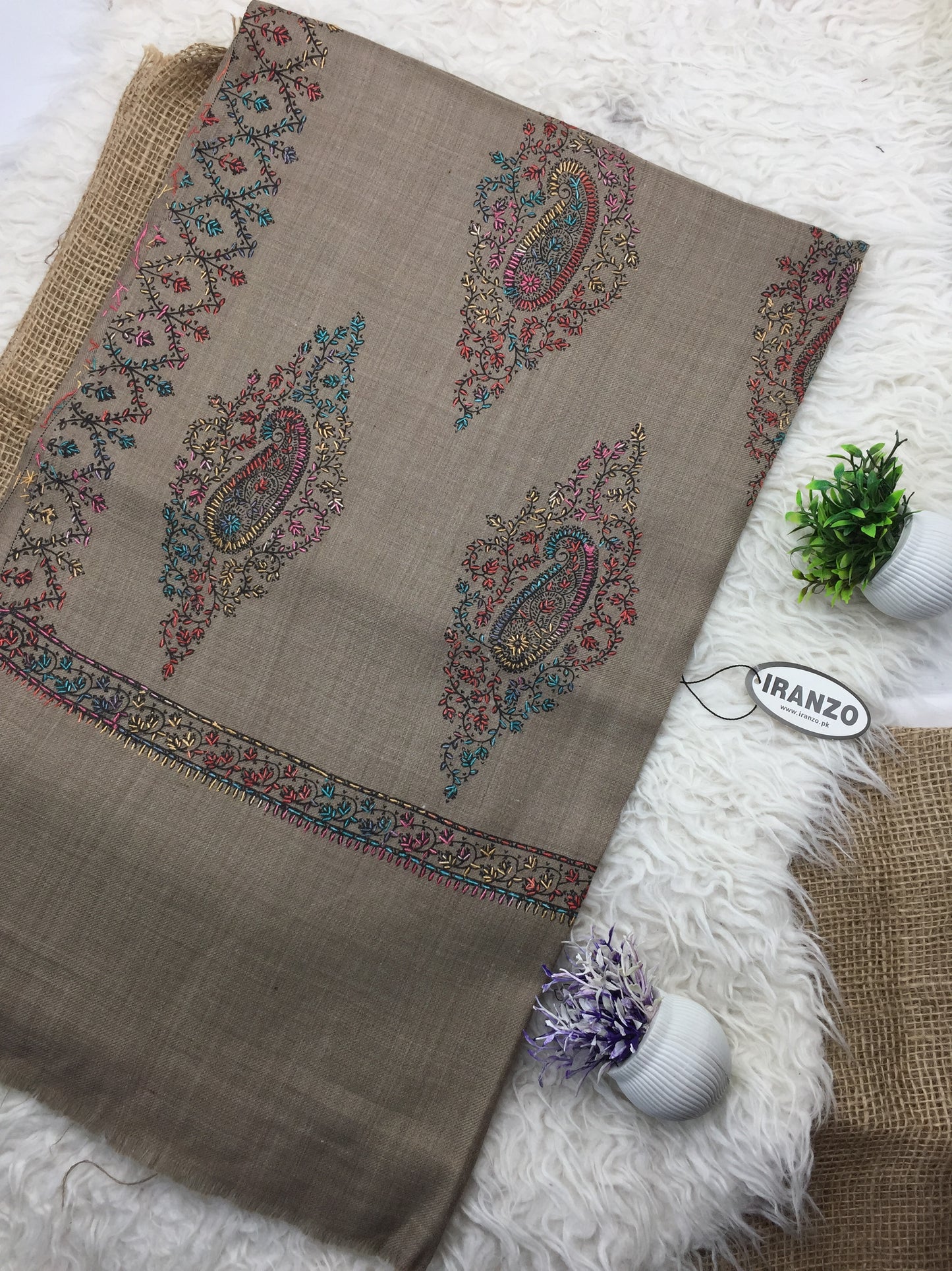 Hand Embroidered Winter Shawl