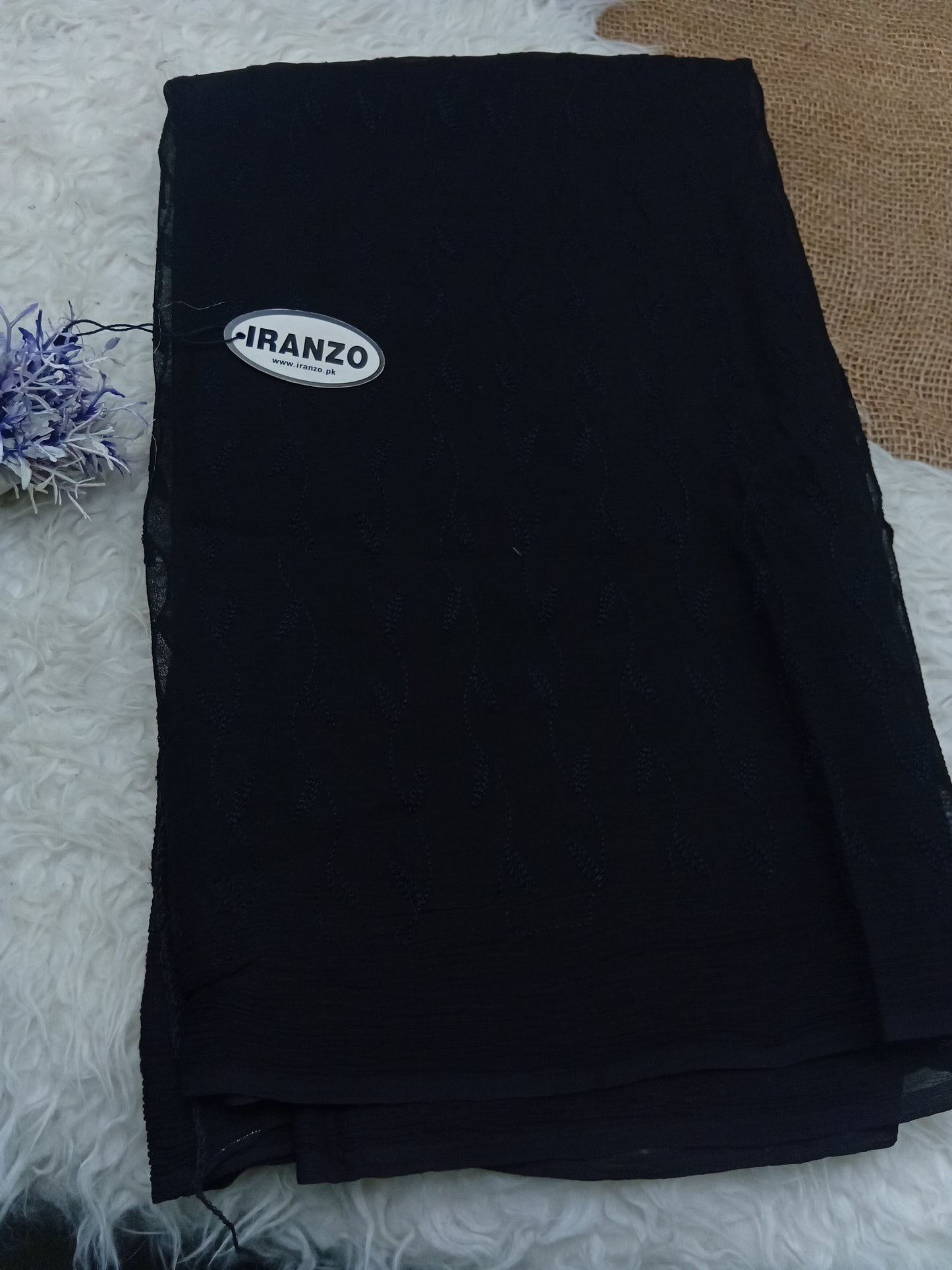 Dyeable Embroidered Chiffon Dupatta Just In
