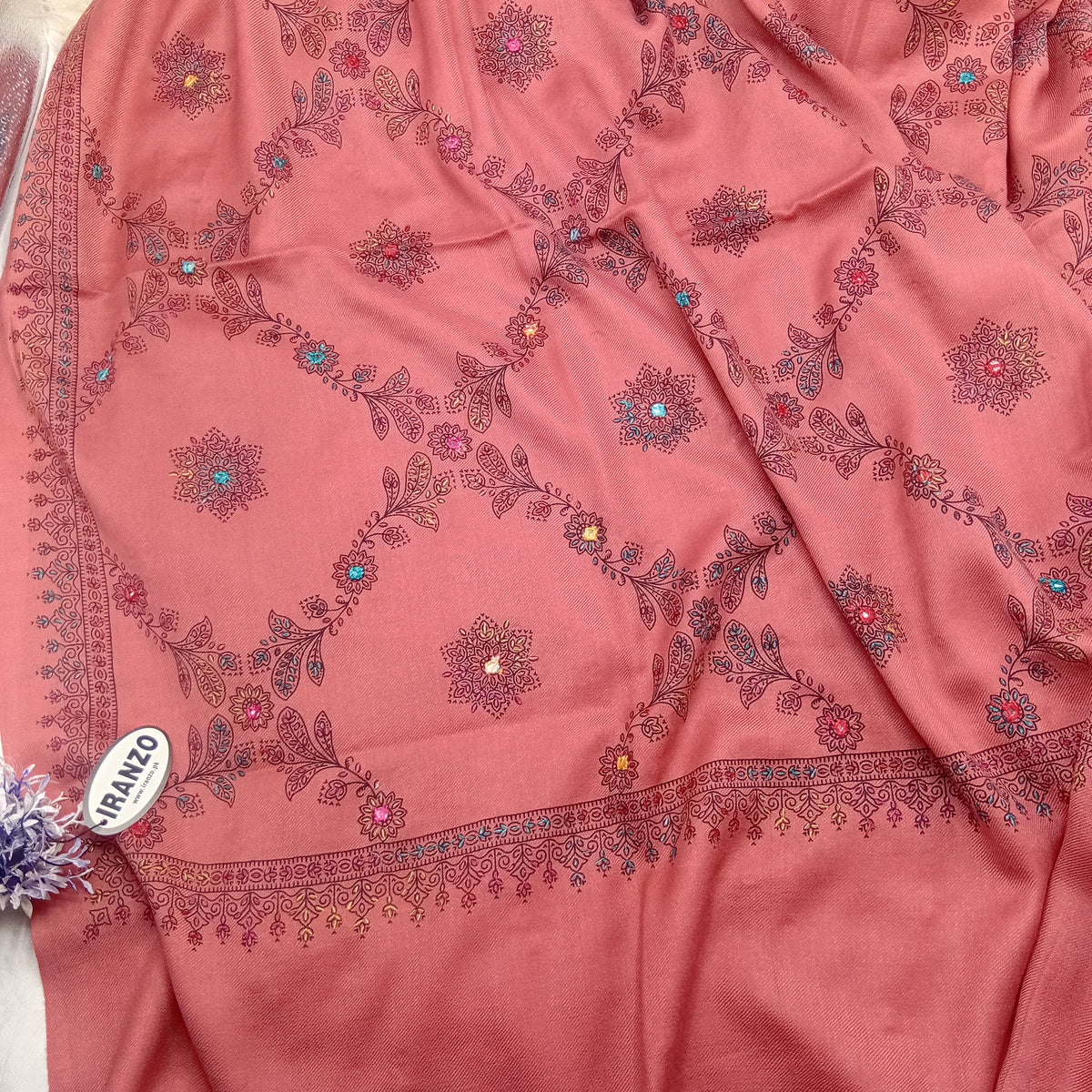 Hand Embroidered Winter Shawl