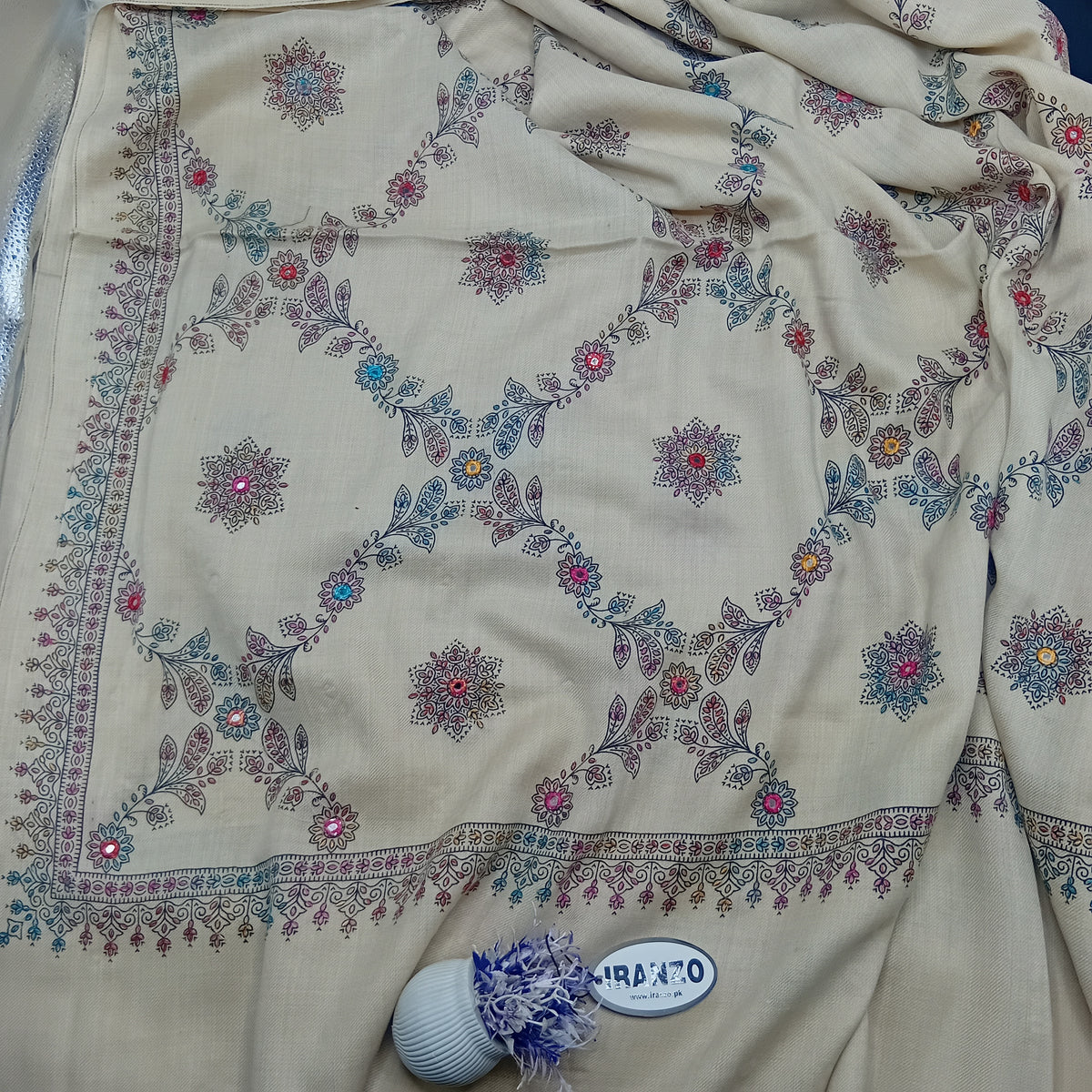 Hand Embroidered Winter Shawl