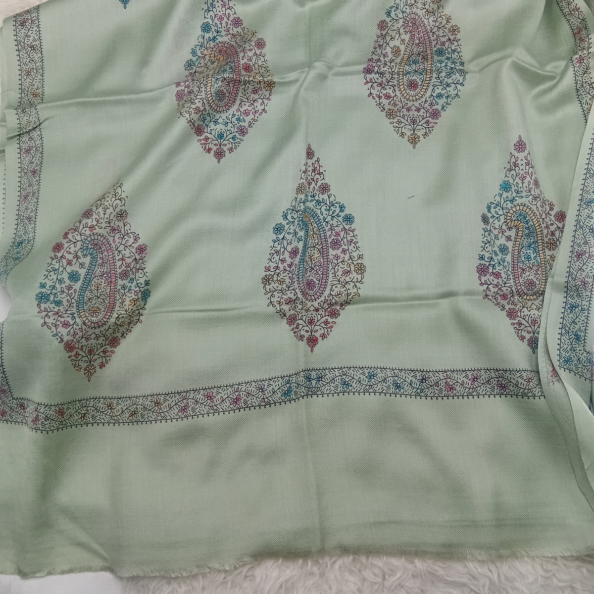 Hand Embroidered Winter Stole New Arrivals