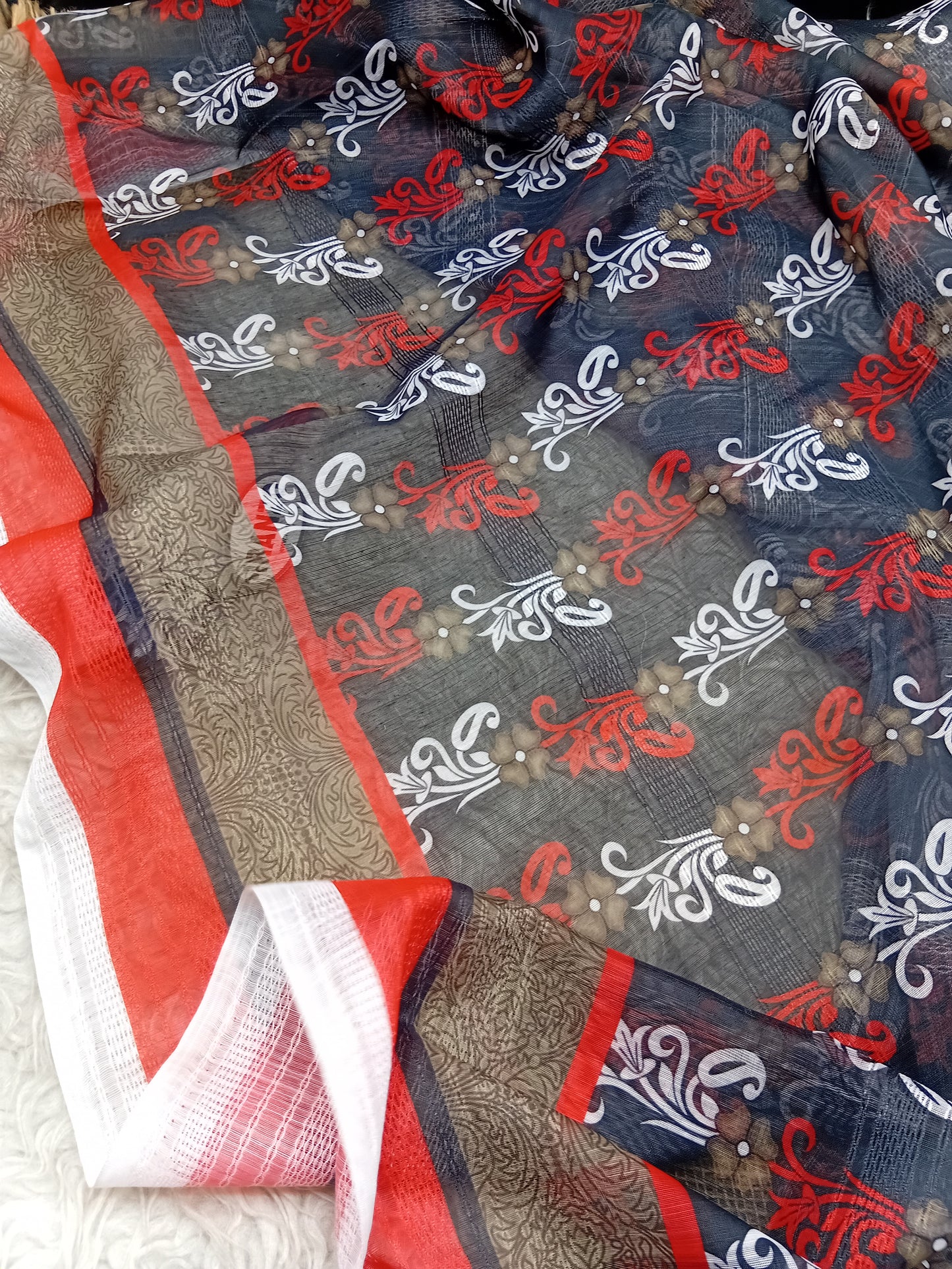 Lawn Tarkashi Net Dupatta