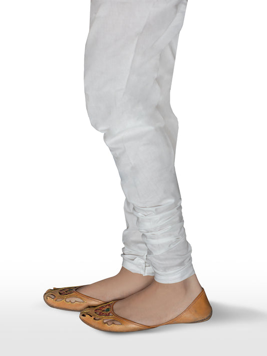 White Churidar Pajama - IRANZO