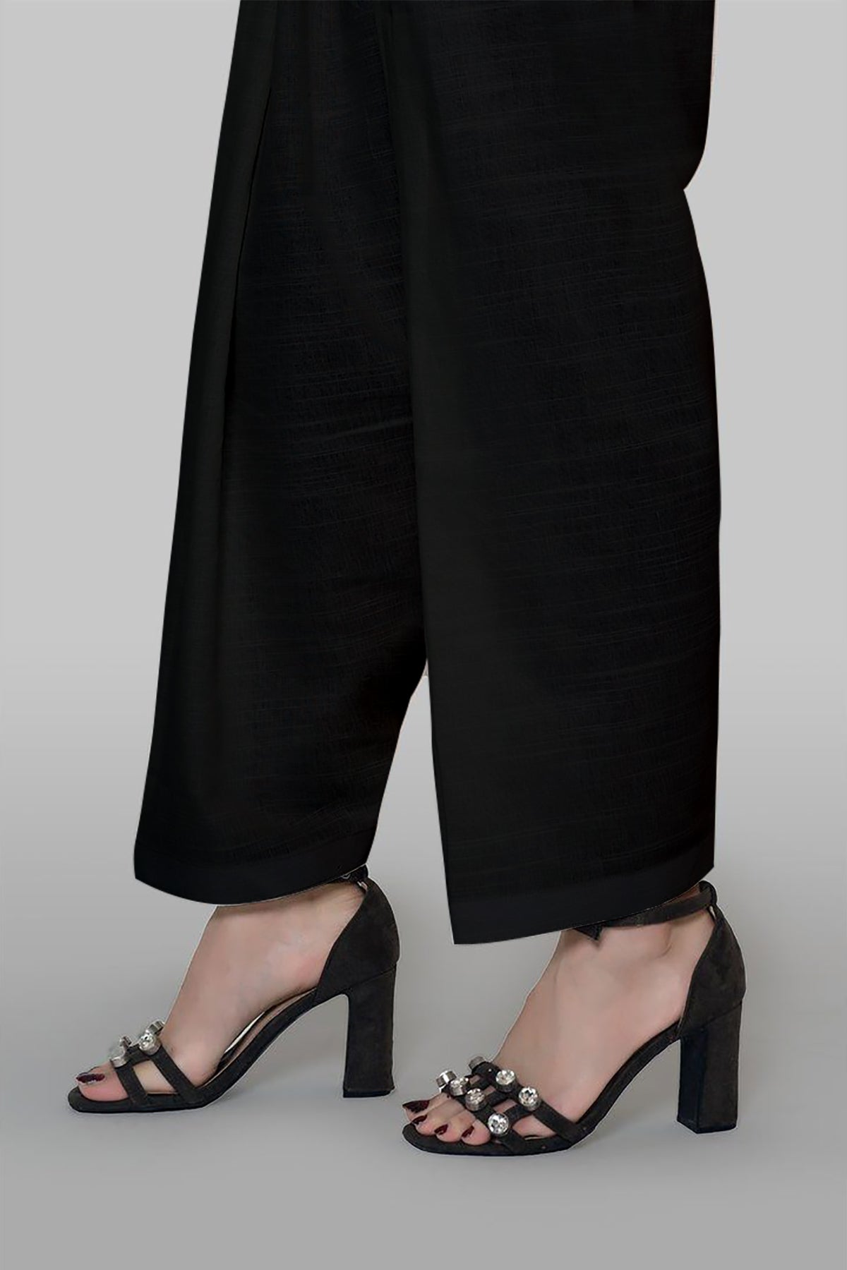 Black Khaddar Shalwar - IRANZO