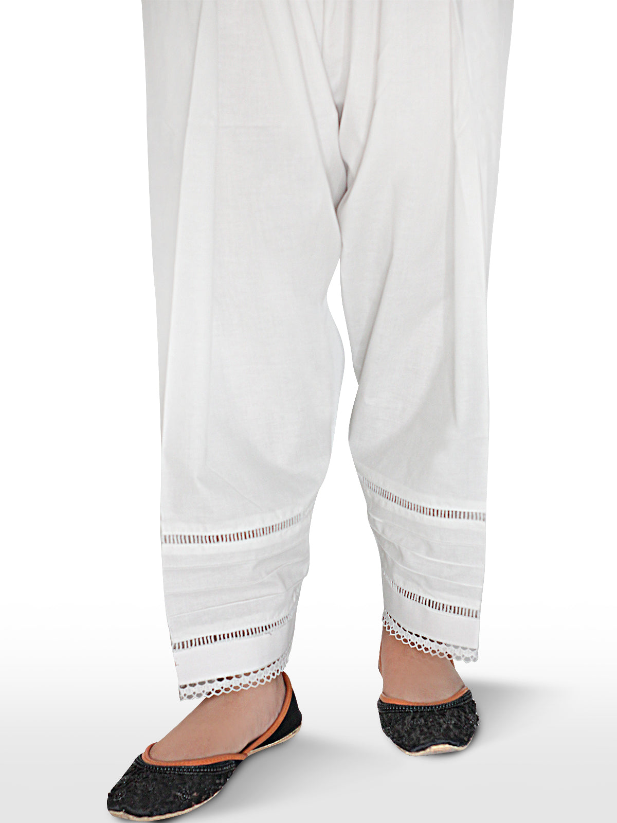 White Cotton Shalwar