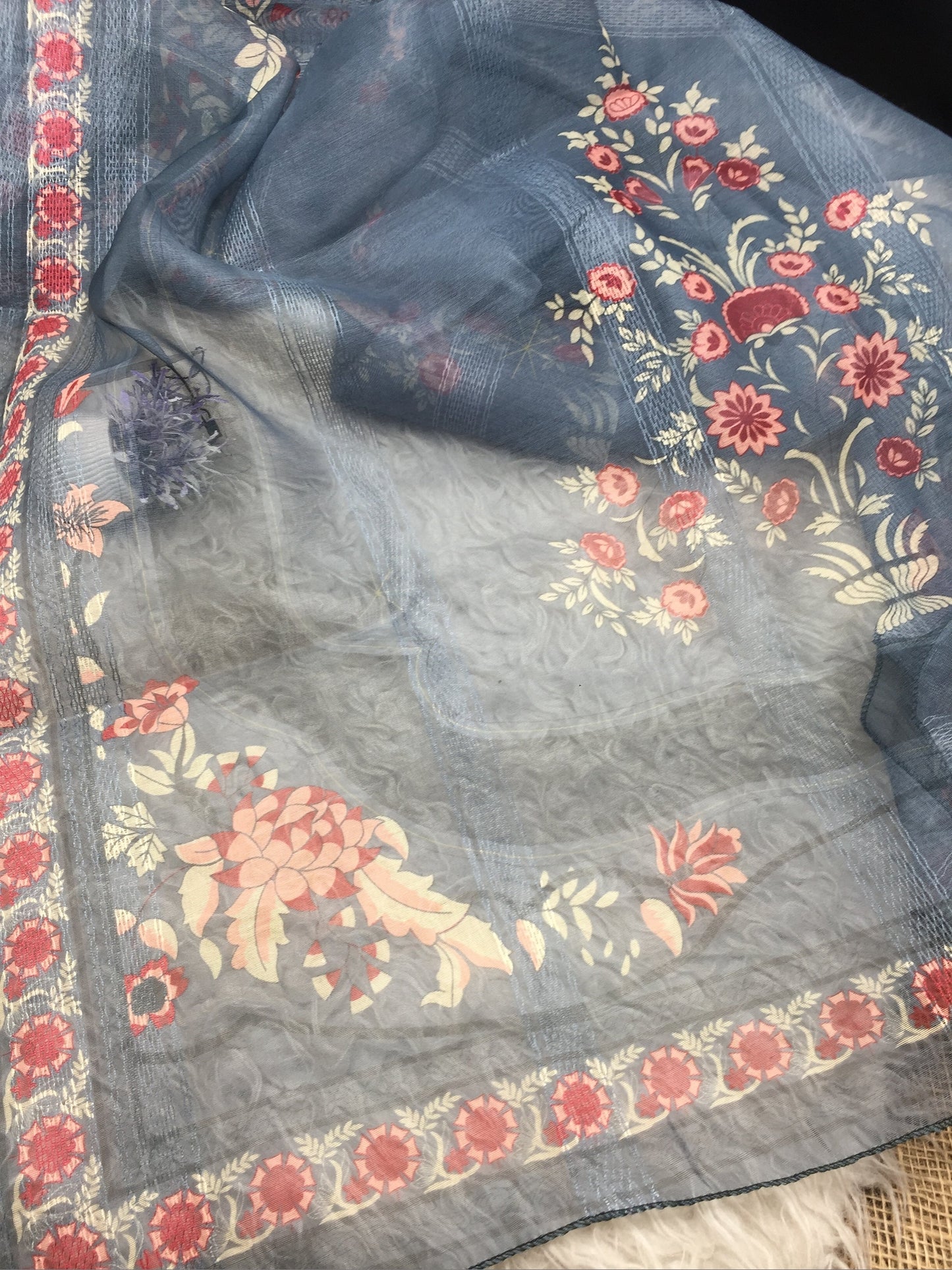Lawn Net Dupatta