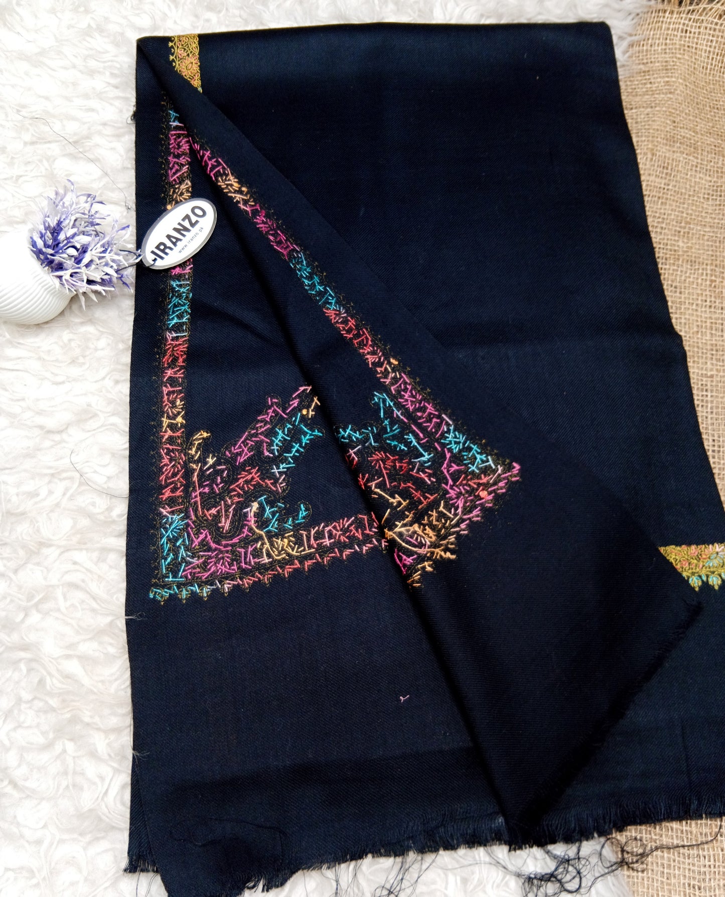 Hand Embroidered Winter Shawl