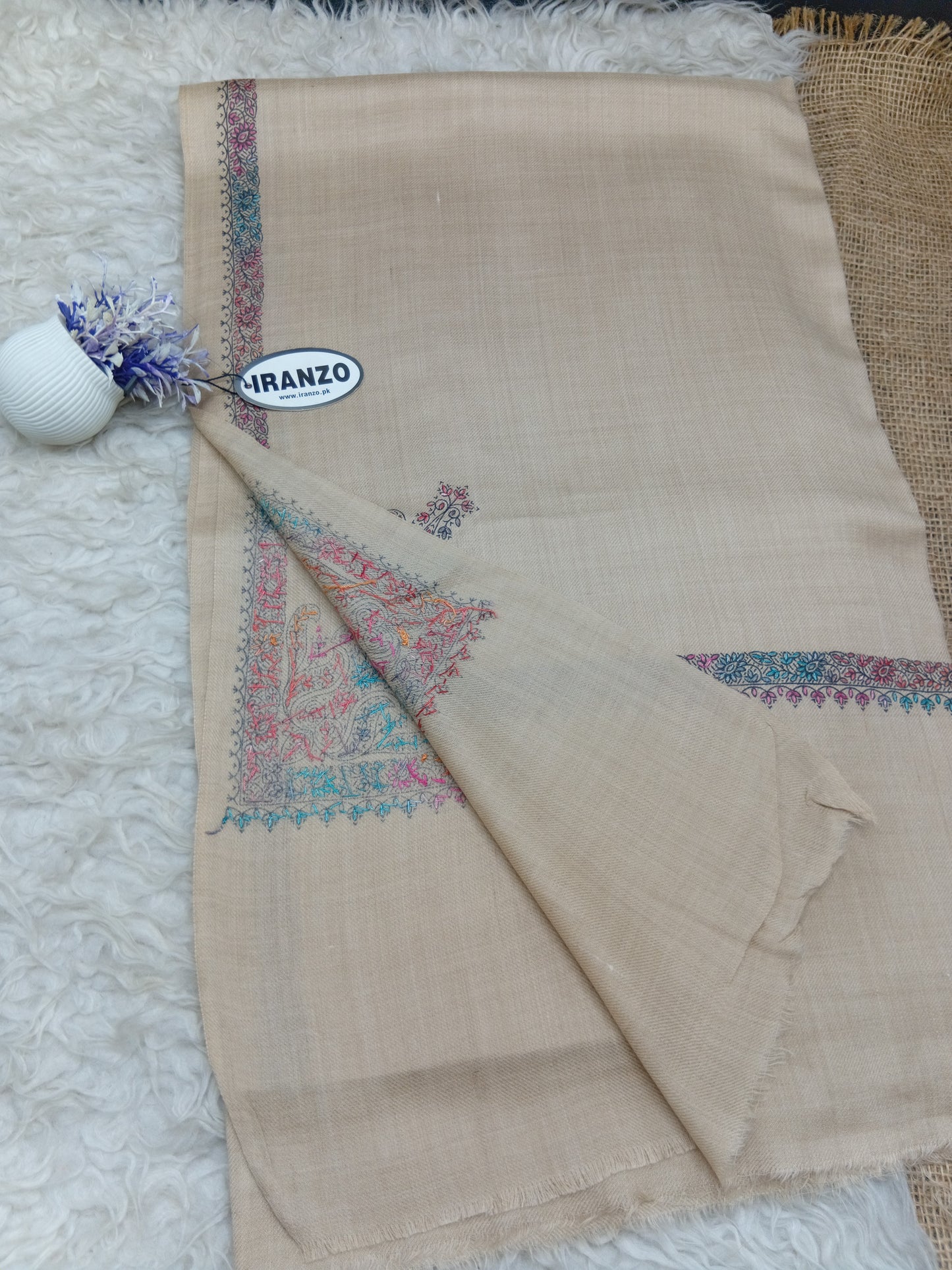 Hand Embroidered Winter Shawl
