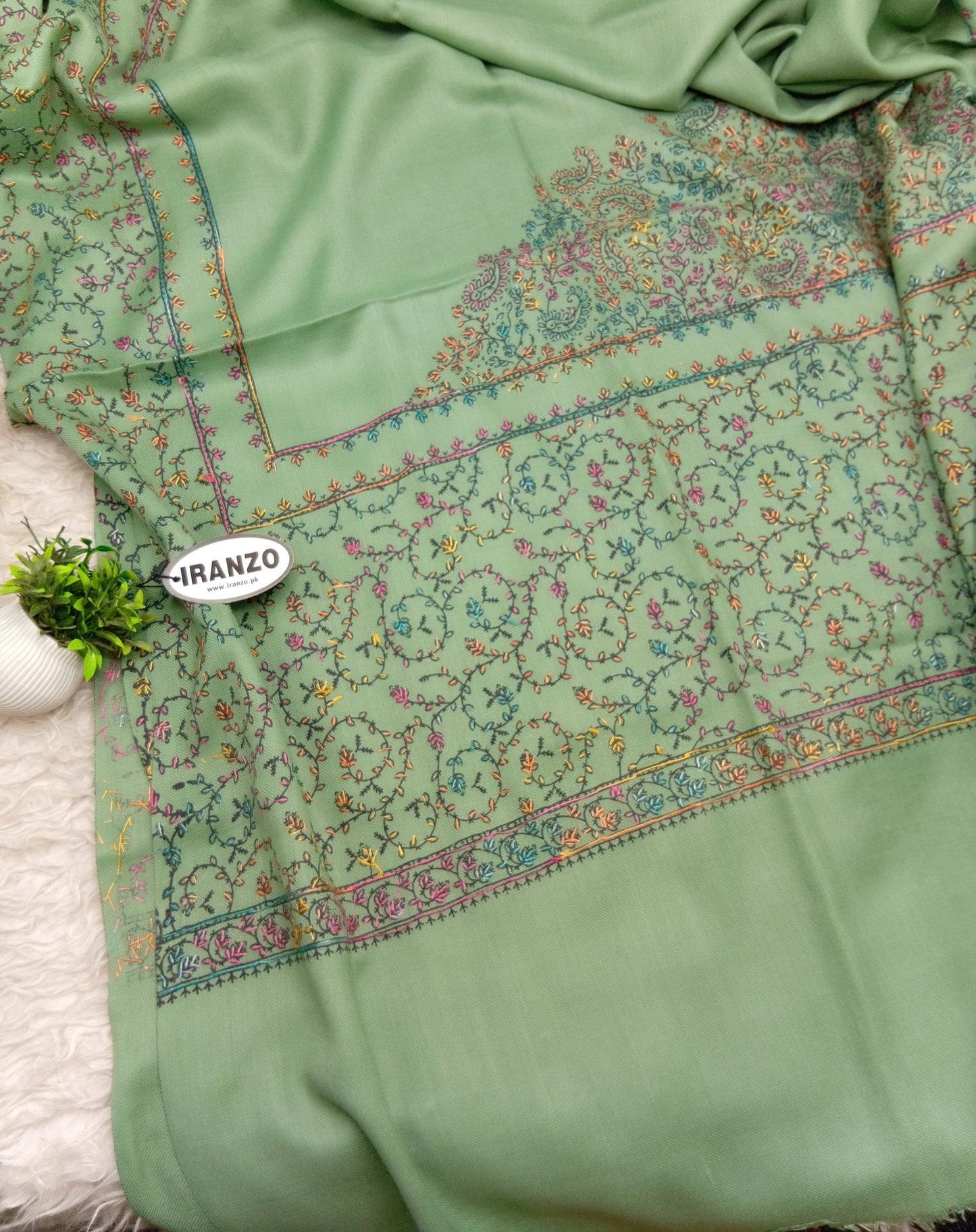 Hand Embroidered Winter Shawl